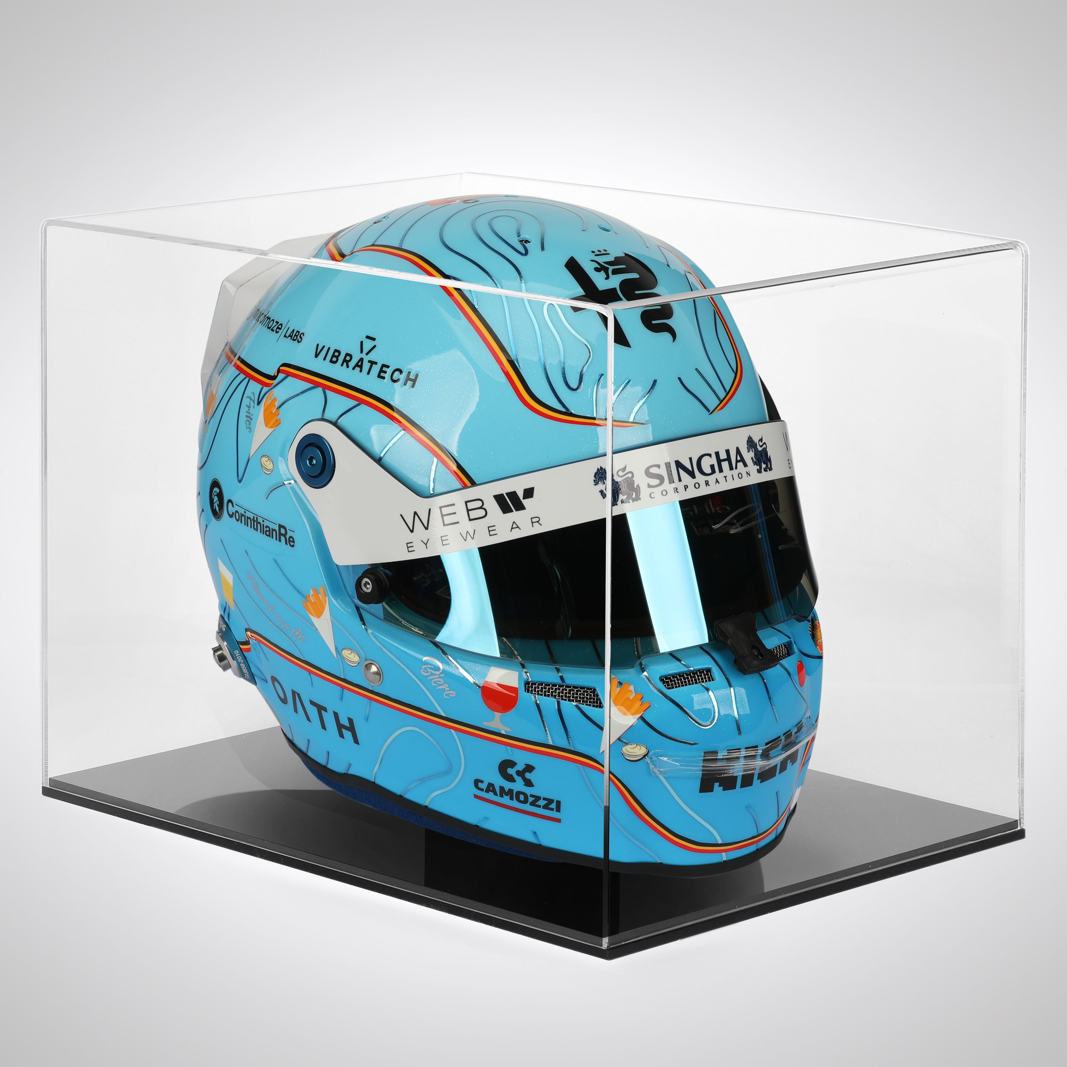 Valtteri Bottas Signed 2023 Replica Helmet - Belgian GP