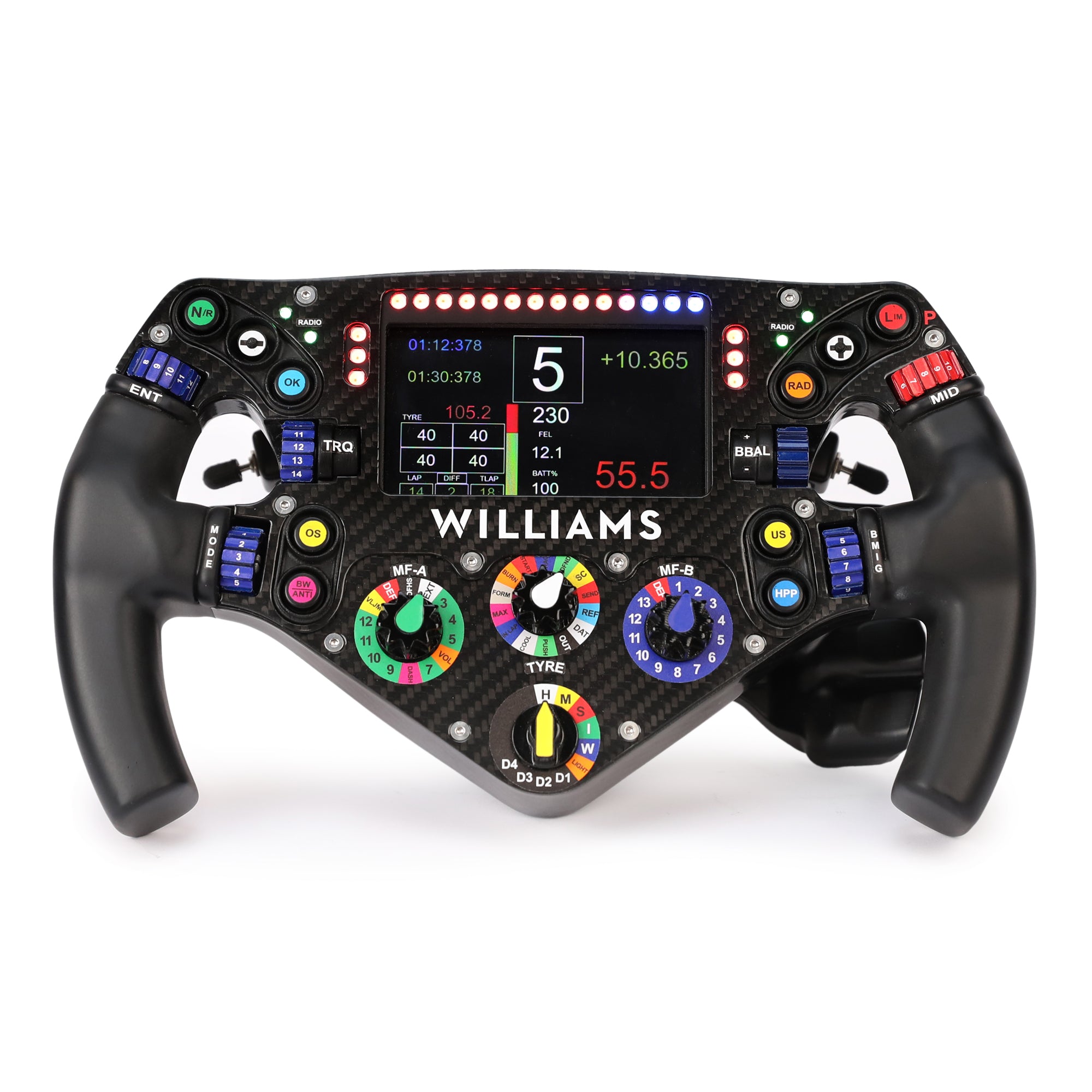 Official 2024 Atlassian Williams F1 Team FW46 1:1 Replica Steering Wheel