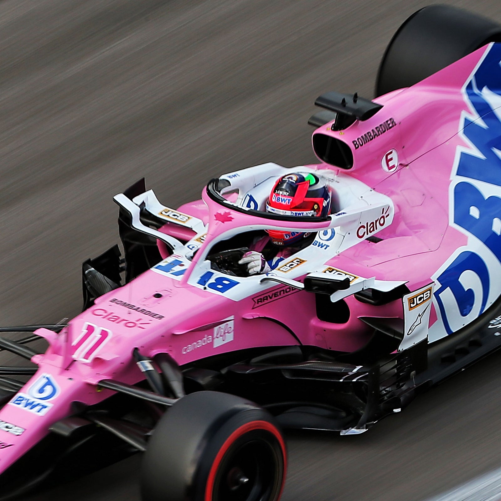 Auction LOT 019 - Sergio Perez 2020 Racing Point F1 Team Headrest