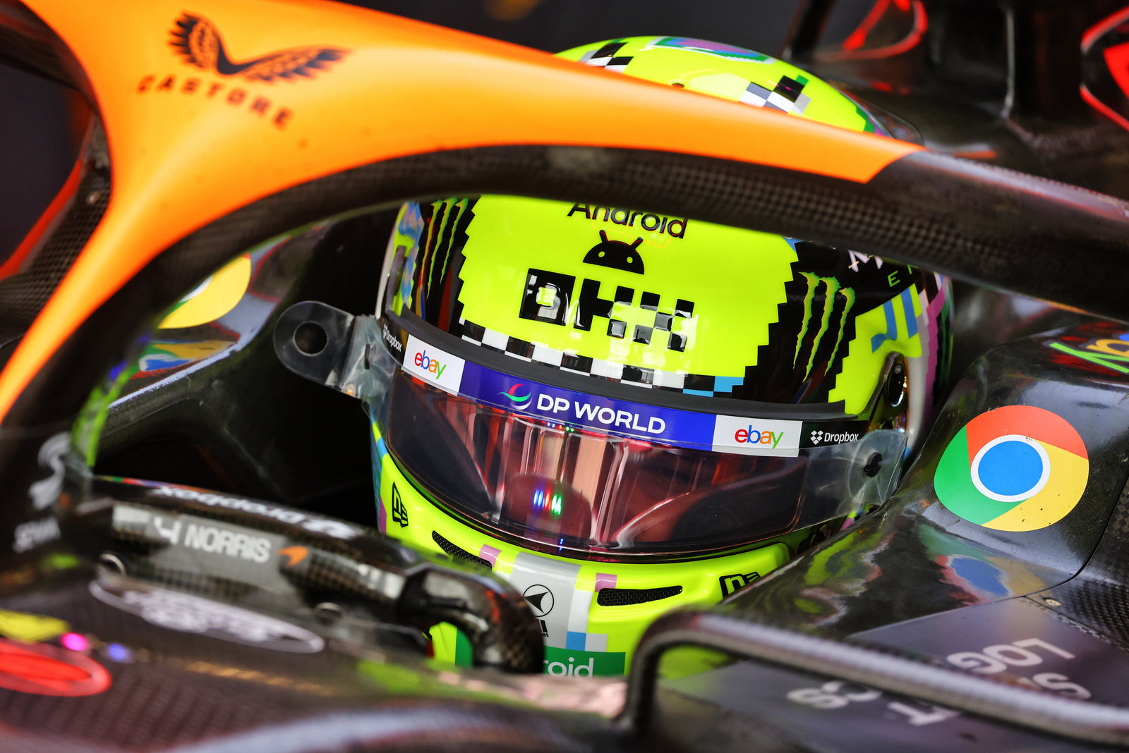 Lando Norris 2024 Signed Replica Helmet - British GP