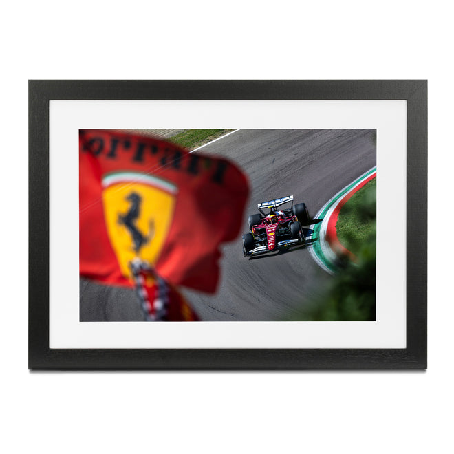 Lewis Hamilton 2025 Scuderria Ferrari F1 Team Print - Emillia-Romagna GP