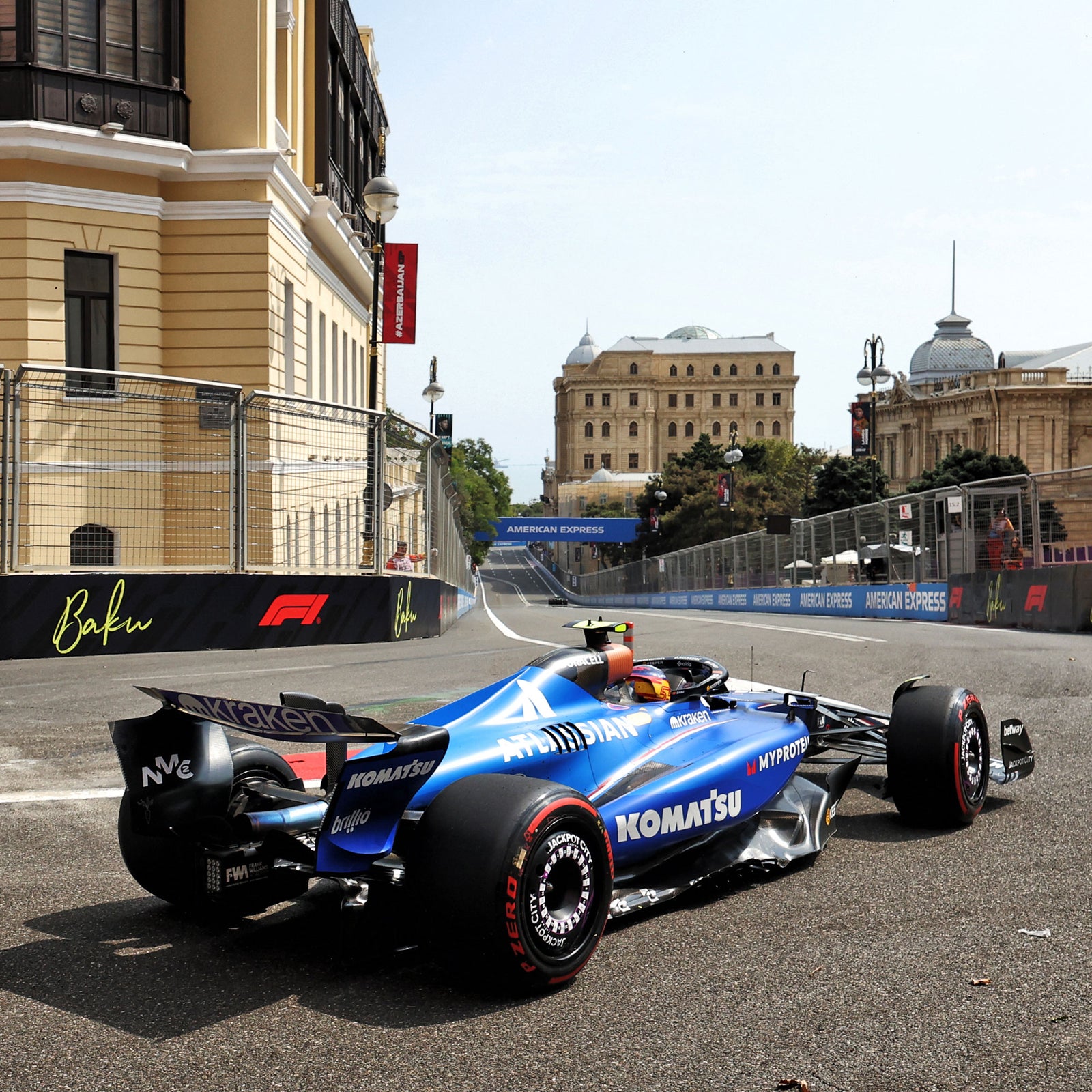 Season Launch LOT 010 - Carlos Sainz 2025 Williams FW47 Show Car - Azerbaijan GP