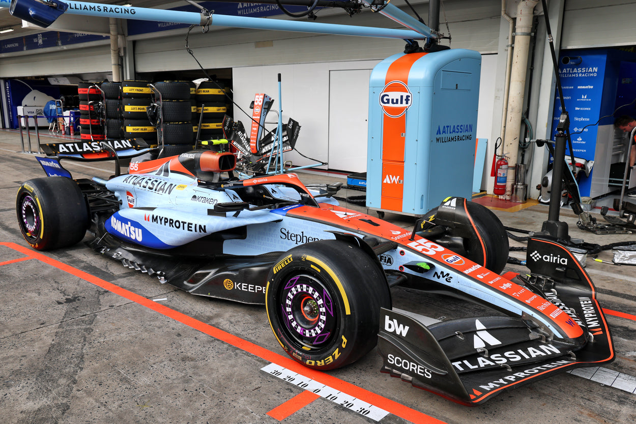 LOT 504 - 2025 Williams FW47 ‘Driven By Words’ Show Car – Special São Paulo GP Livery