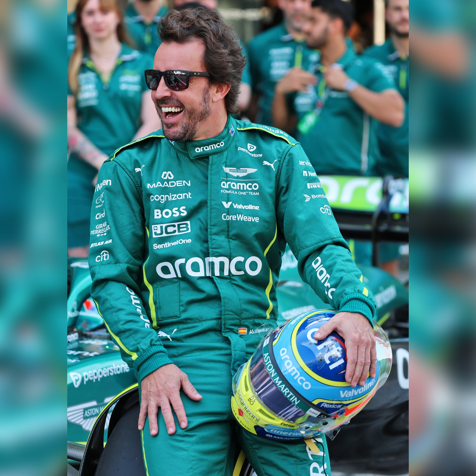 Season Launch LOT 173 - Fernando Alonso 2025 Aston Martin Aramco Race suit