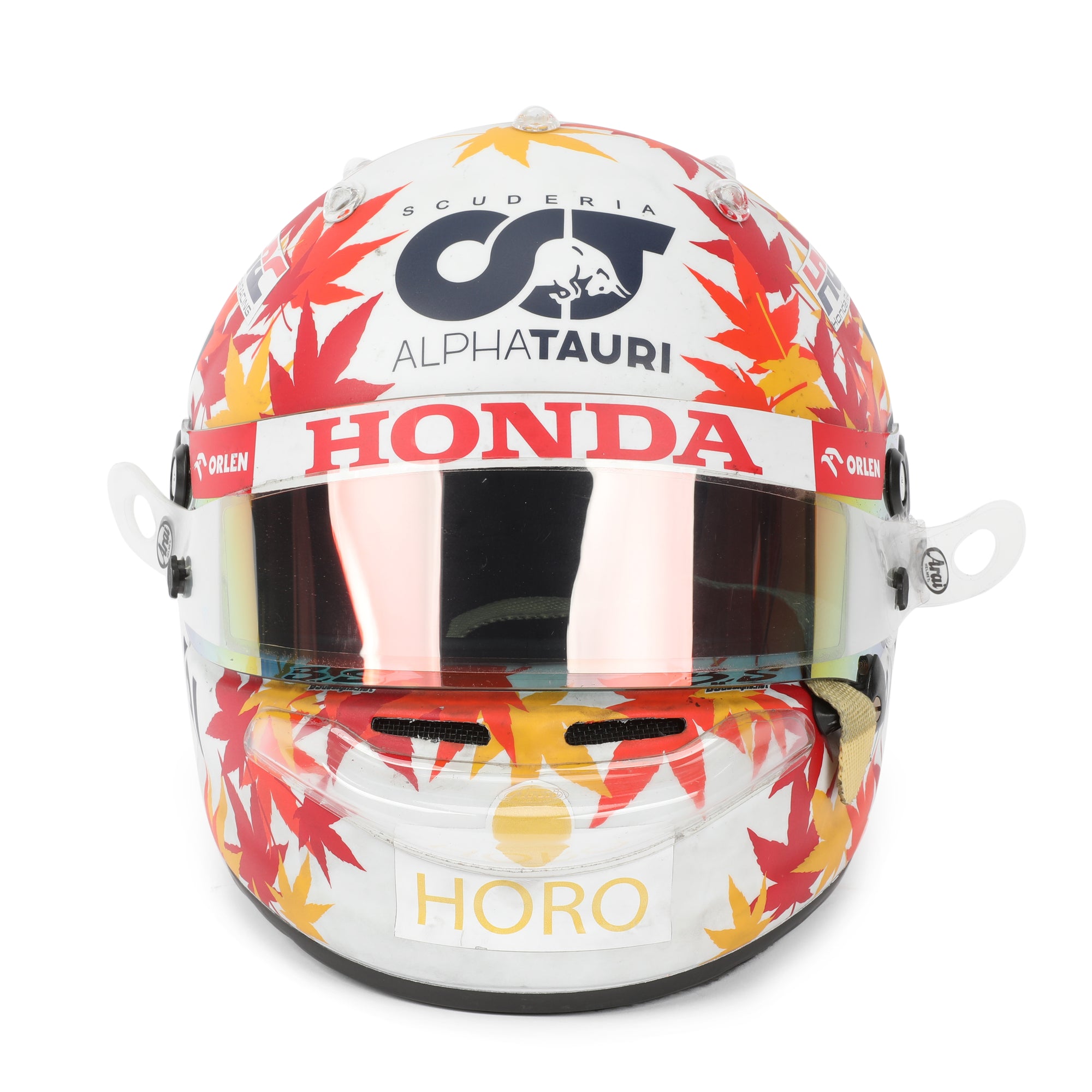 Yuki Tsunoda 2023 AlphaTauri Race Worn Helmet