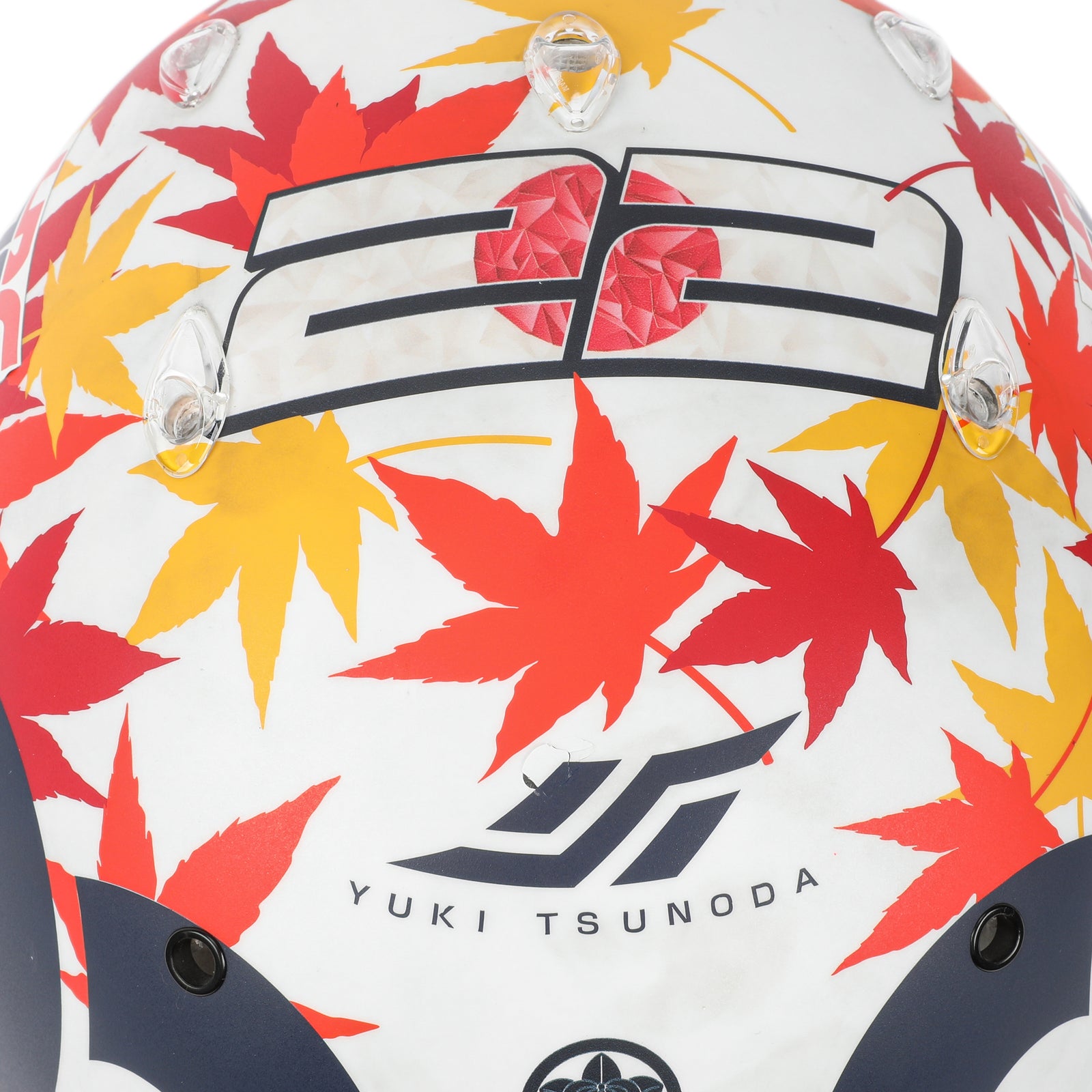 The Silverstone Auction LOT 003 - Yuki Tsunoda 2023 AlphaTauri Race Worn Helmet - Bahrain GP