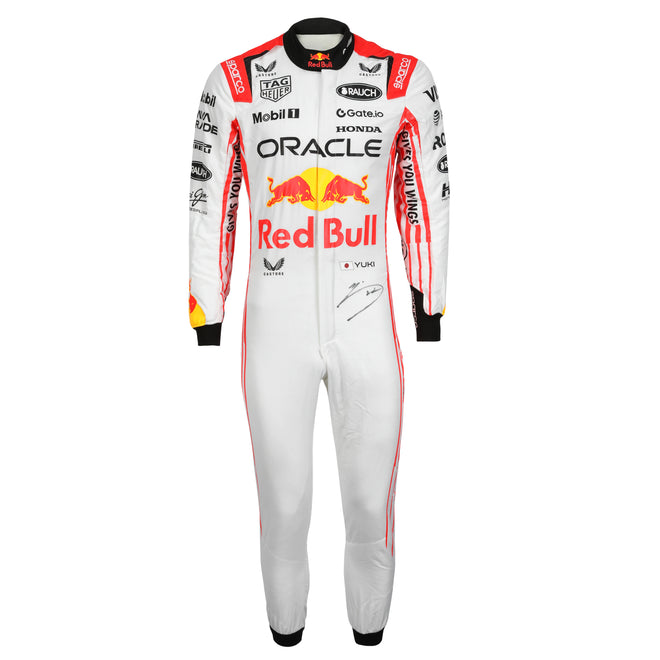 Yuki Tsunoda 2025 Signed Race Weekend Used Race Suit - Japanese GP