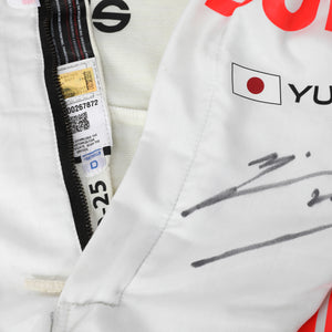 Yuki Tsunoda 2025 Signed Race Weekend Used Race Suit - Japanese GP