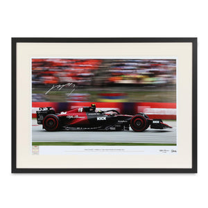 LOT 200 - Zhou Guanyu 2023 Signed Photo - Spanish GP