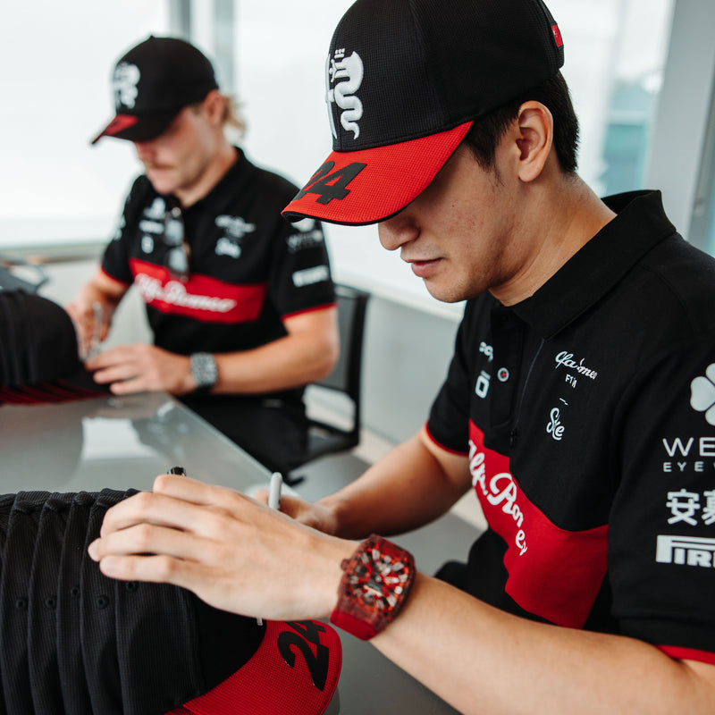 LOT 452 - Zhou Guanyu 2023 Signed Alfa Romeo F1 Team Stake Cap
