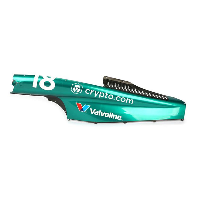 2023 Aston Martin Aramco Cognizant Formula One Team left hand cooling panel authentic Formula 1 collectible