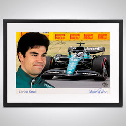 LOT 083- Lance Stroll Signed 2023 Aston Martin Photo