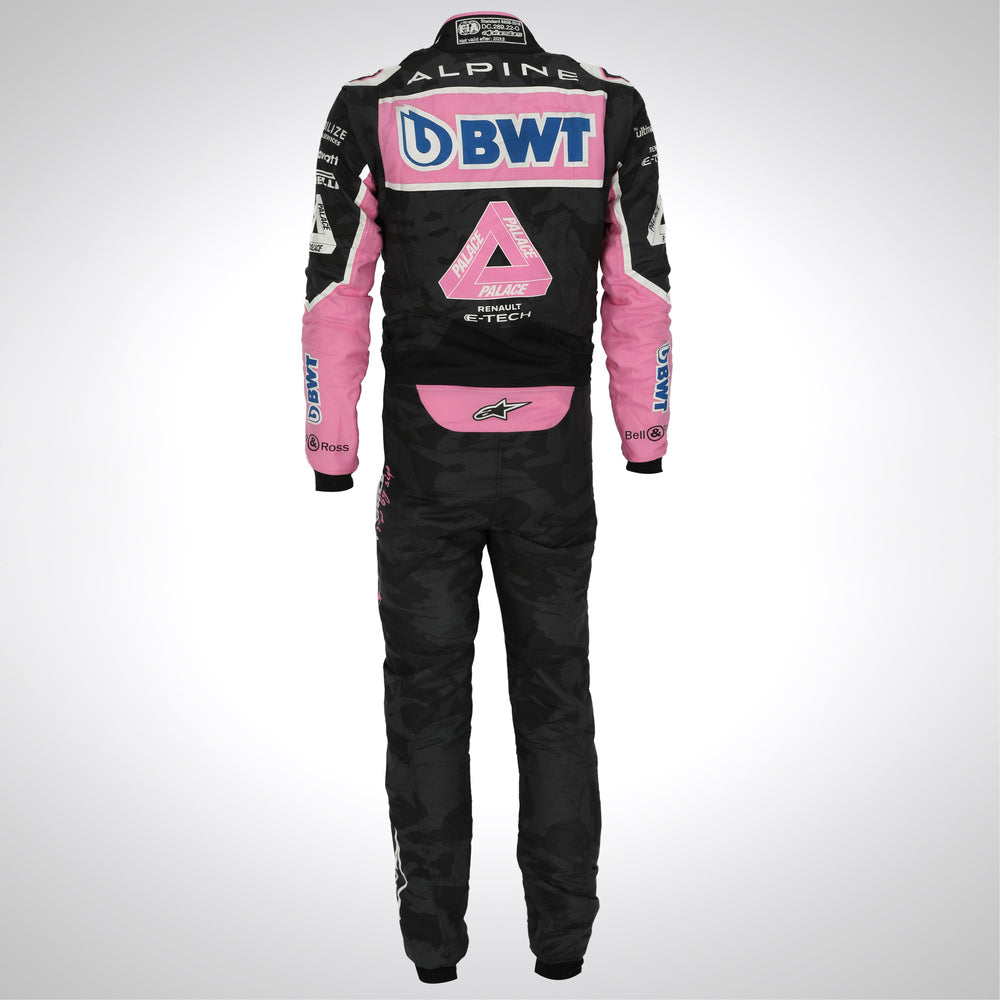 Esteban Ocon Signed 2023 Race Used BWT Alpine F1 Team Race Suit - Las Vegas Special Edition