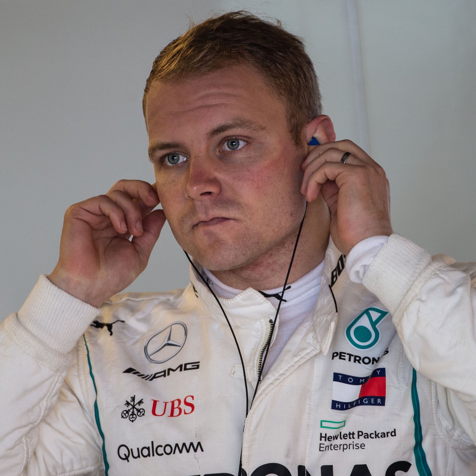 Valtteri Bottas 2018 Race Weekend Used Mercedes-AMG Petronas F1 Team Race Suit - Abu Dhabi