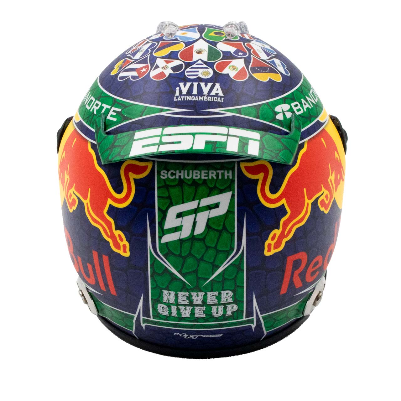 Sergio Perez 2024 Mini Helmet – Miami Edition