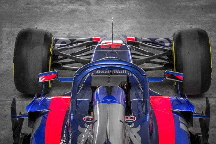 2019 Toro Rosso STR14-04 Formula 1 rolling chassis, authentic engineering collector piece with P2 finishing