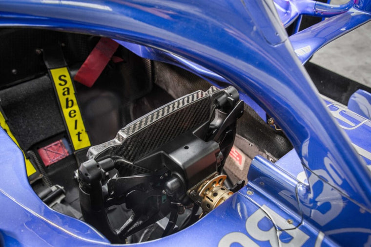 Authentic Toro Rosso STR14-04 Formula 1 rolling chassis from 2019, P2 finishing collector display piece