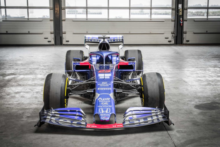 2019 Toro Rosso STR14-04 Formula 1 rolling chassis with authentic P2 finishing, premium collector display