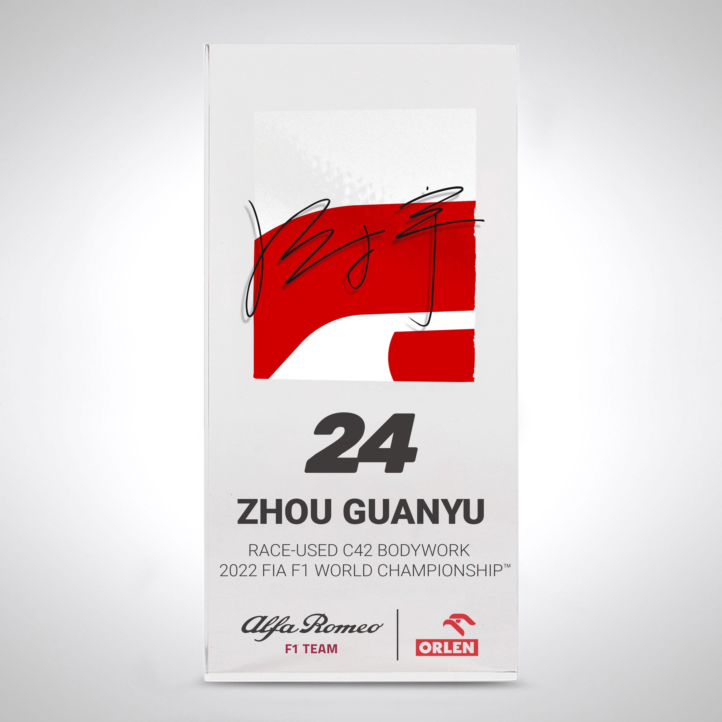 Zhou Guanyu 2022 Bodywork in Acrylic