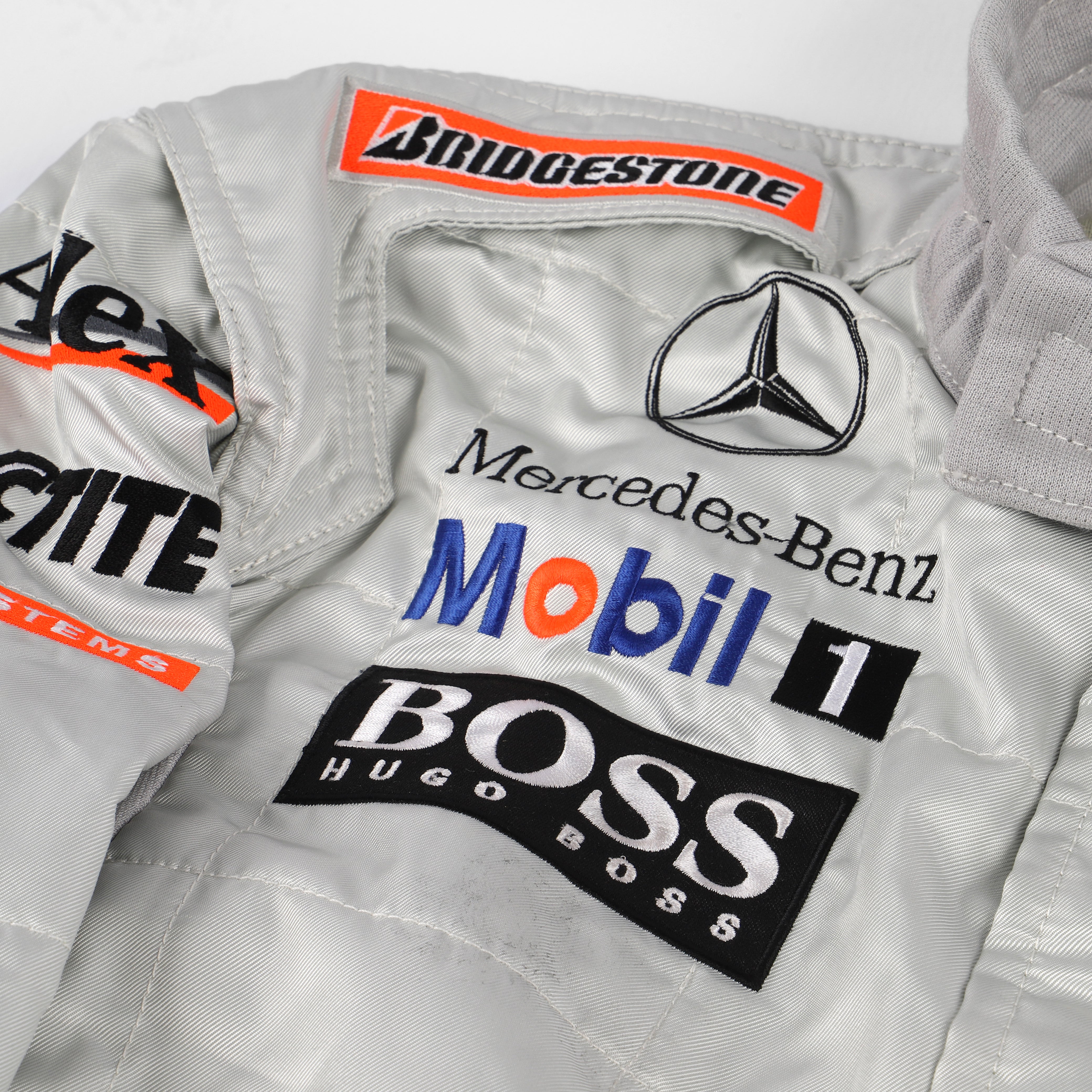 Alexander Wurz 2001 Replica McLaren F1 Team Race Suit with Boss, Siemans & Alex Branding