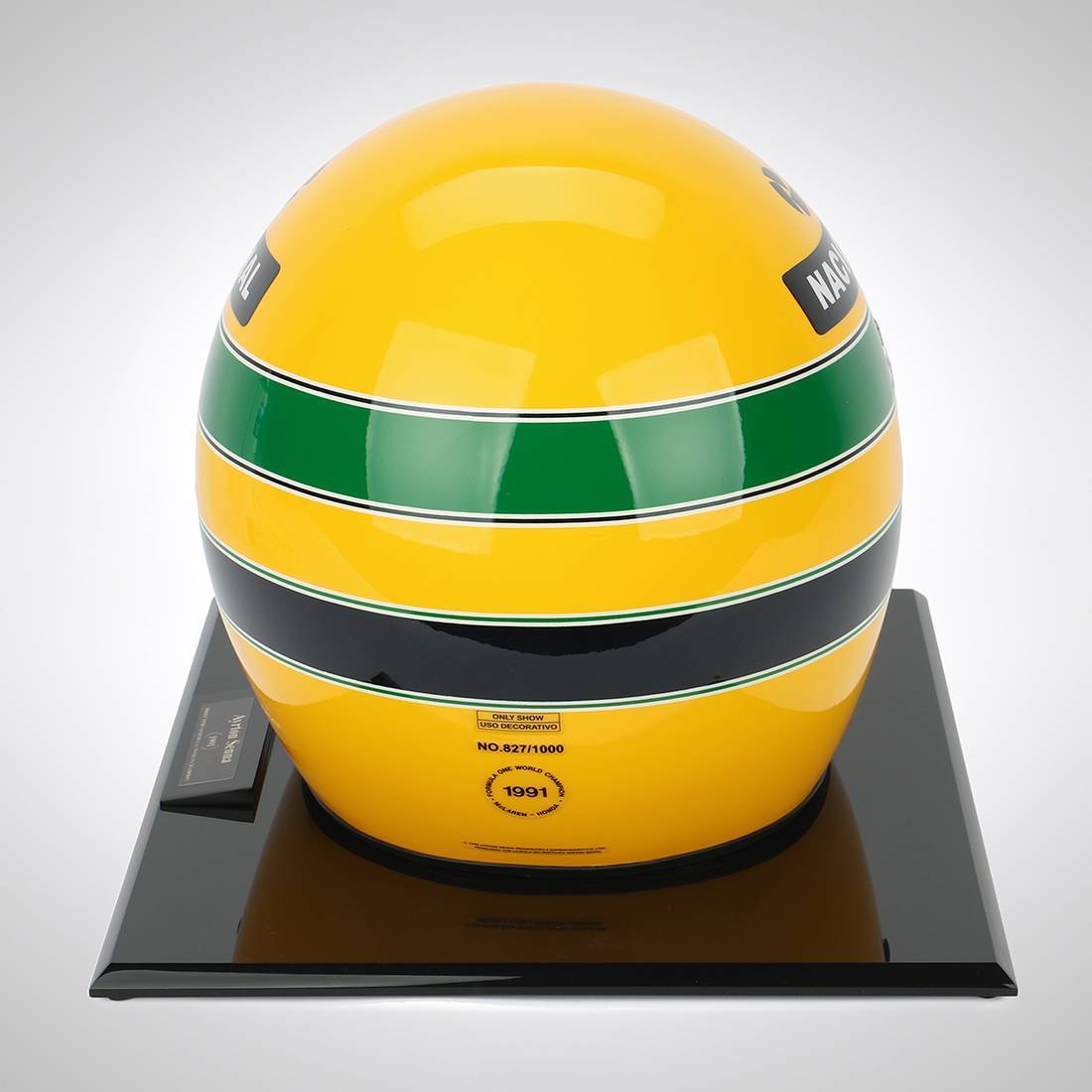 Ayrton Senna 1991 1:1 Official Promo Helmet