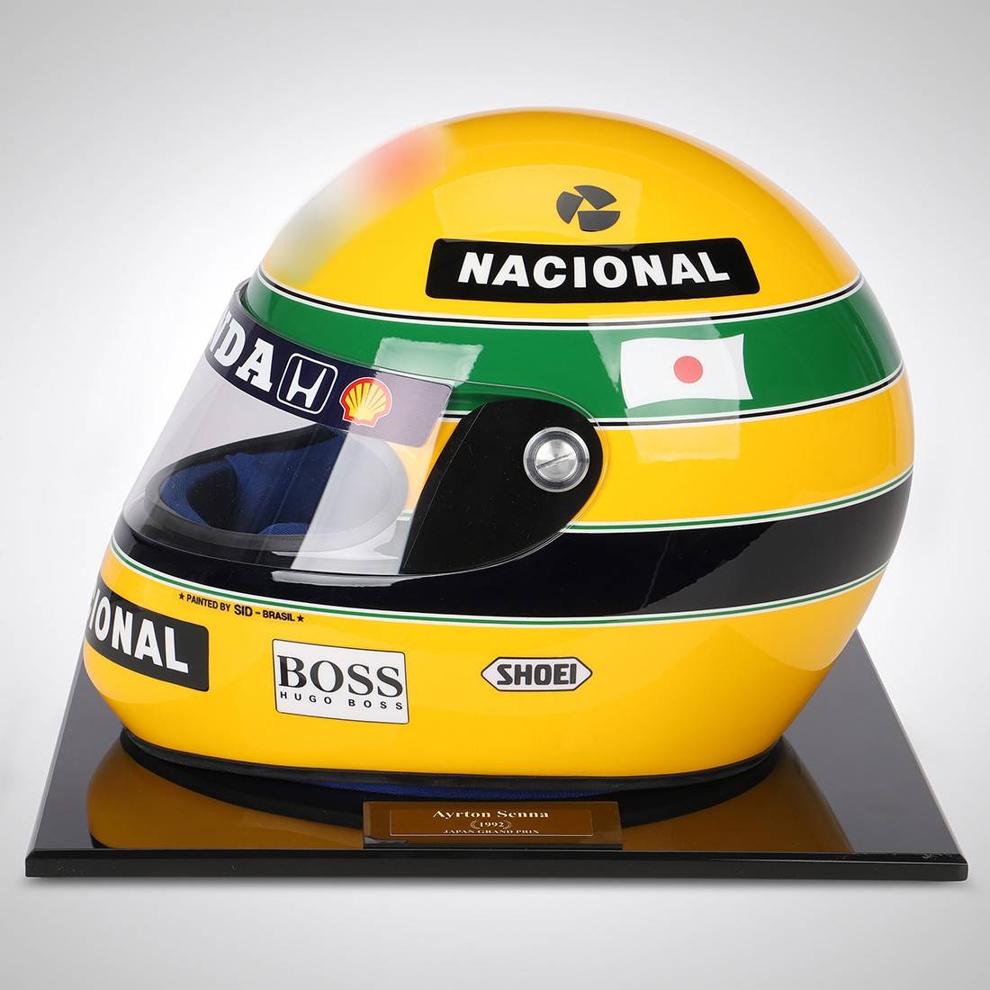 Ayrton Senna 1992 1:1 Official Promo Helmet