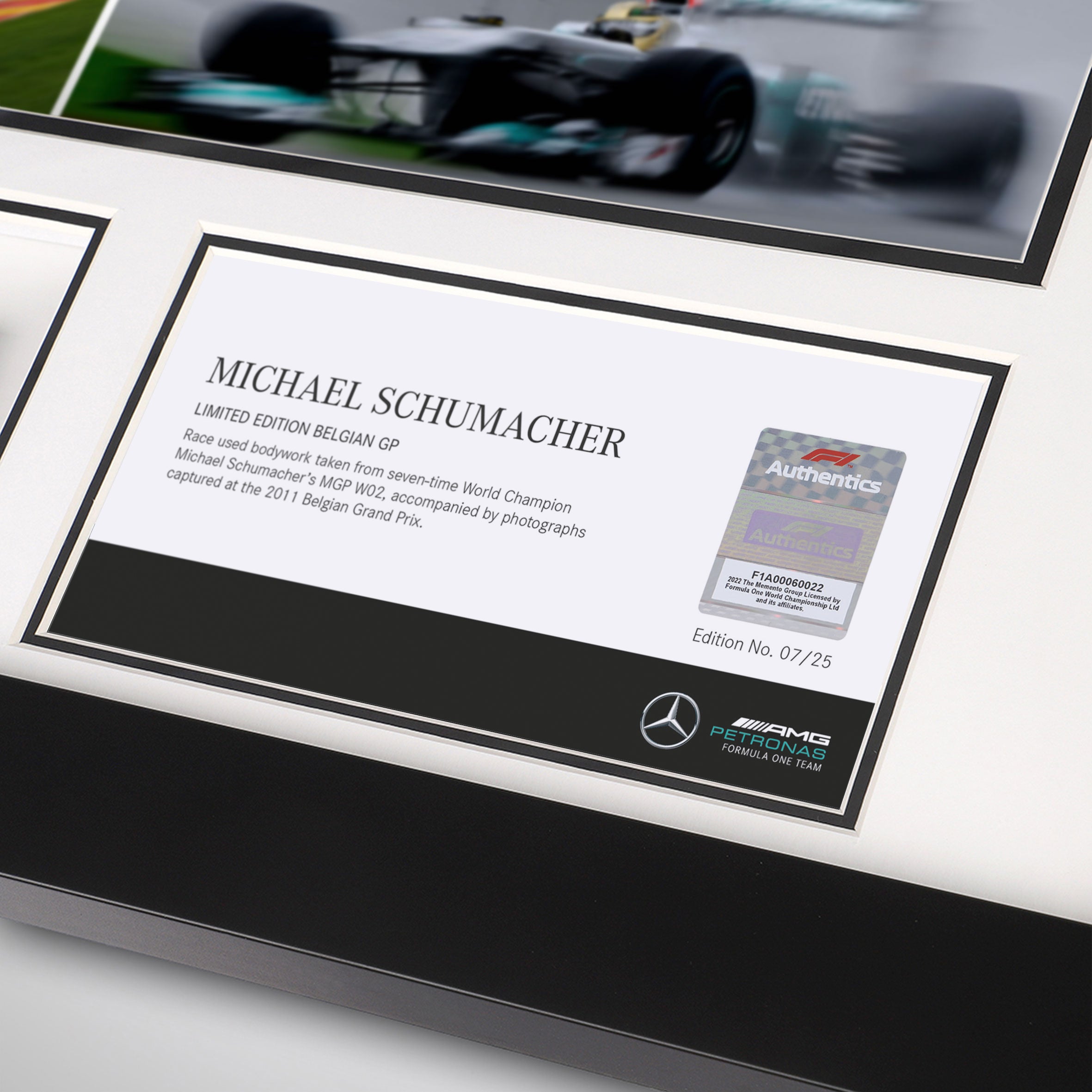 Limited-Edition Michael Schumacher 2011 Bodywork & Photos - Belgium GP