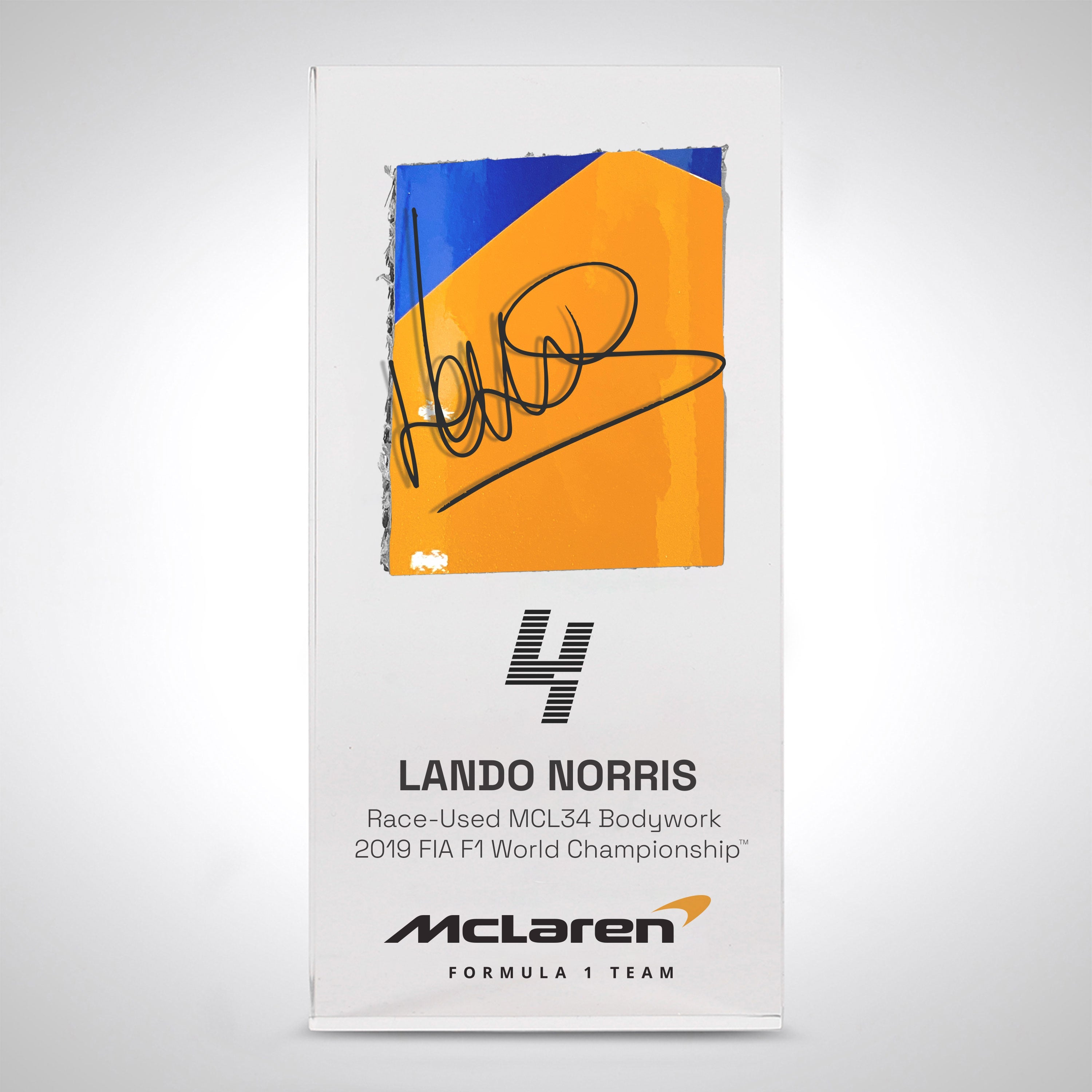 Lando Norris 2019 Bodywork in Acrylic