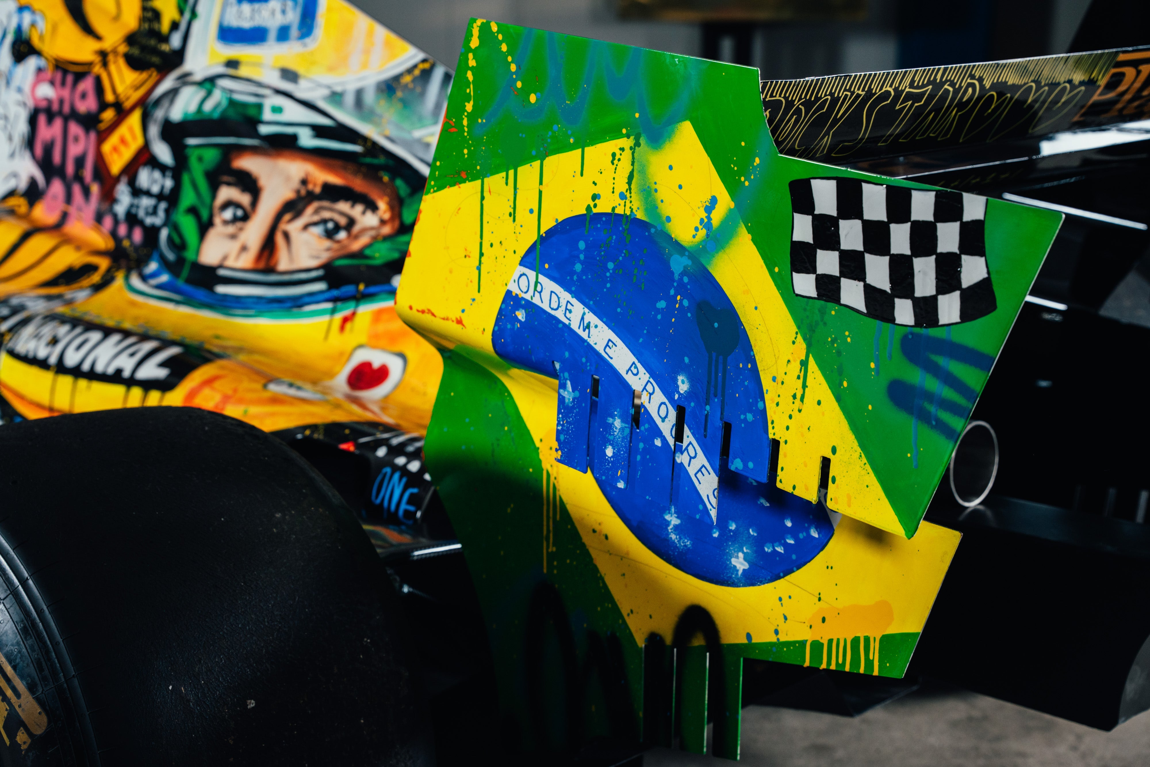 Ayrton Senna Art Show Car