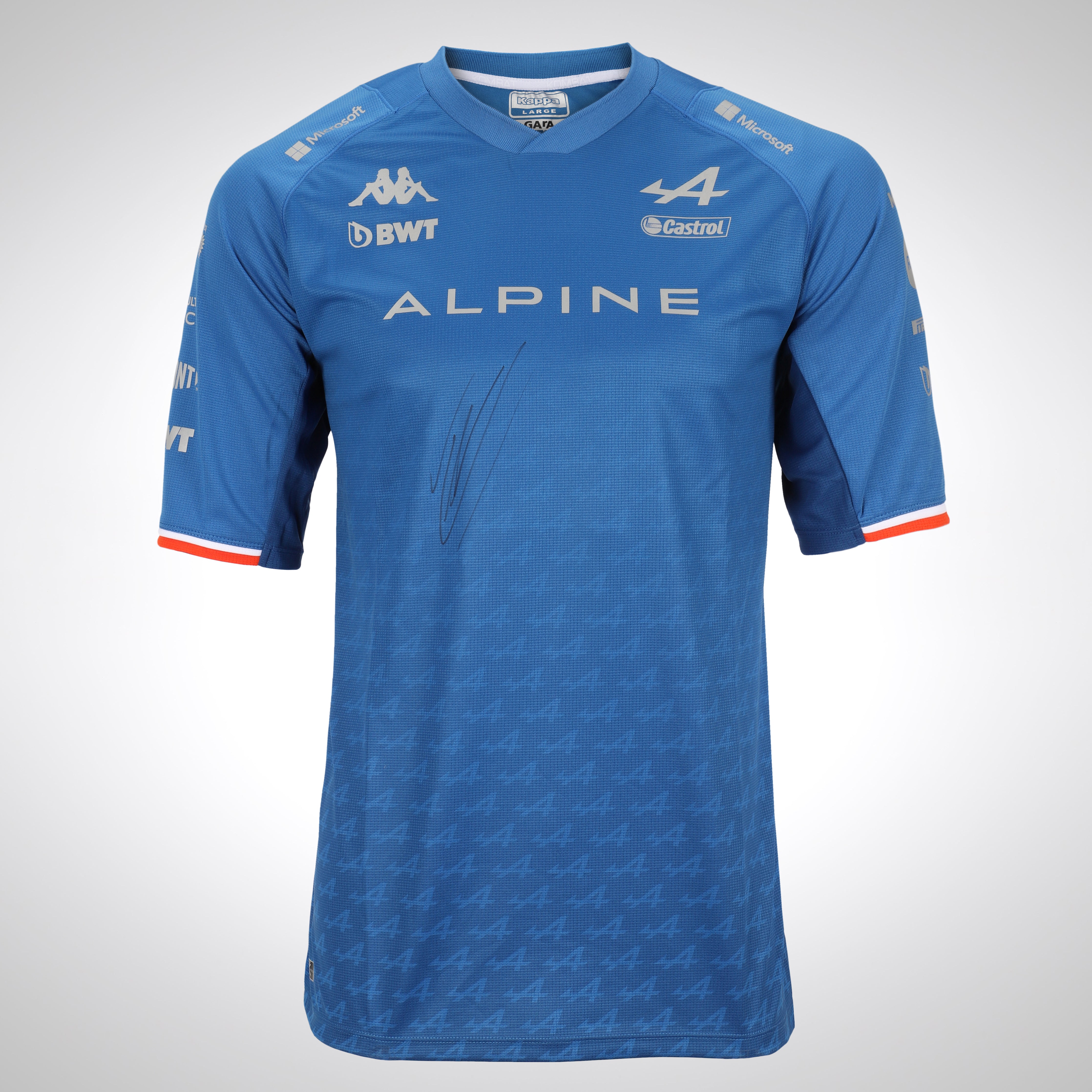 Esteban Ocon 2022 Signed BWT Alpine F1 Team Shirt