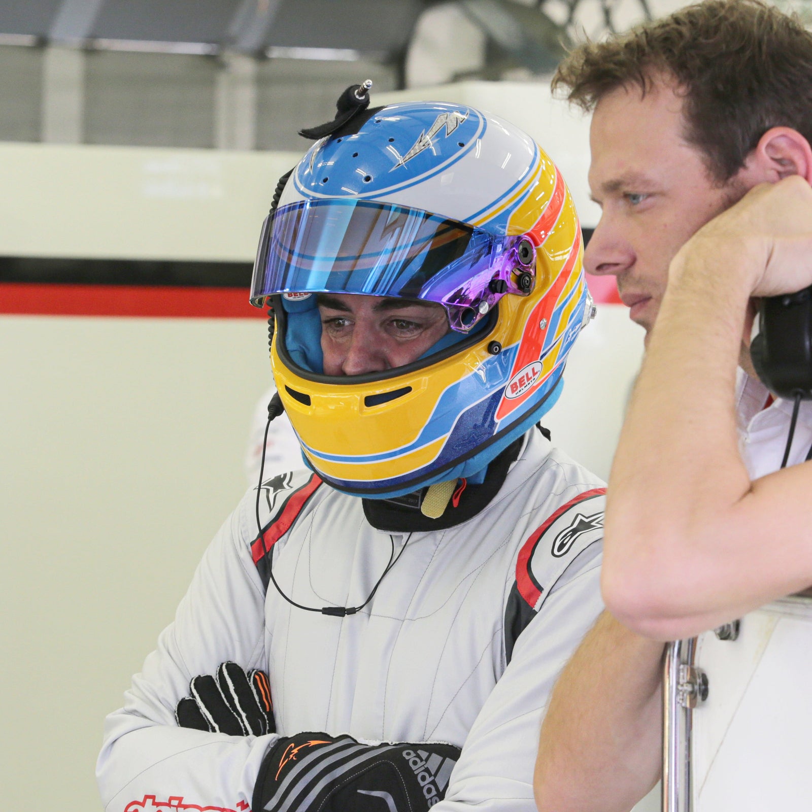 LOT 634 - Fernando Alonso 2017 Replica Helmet