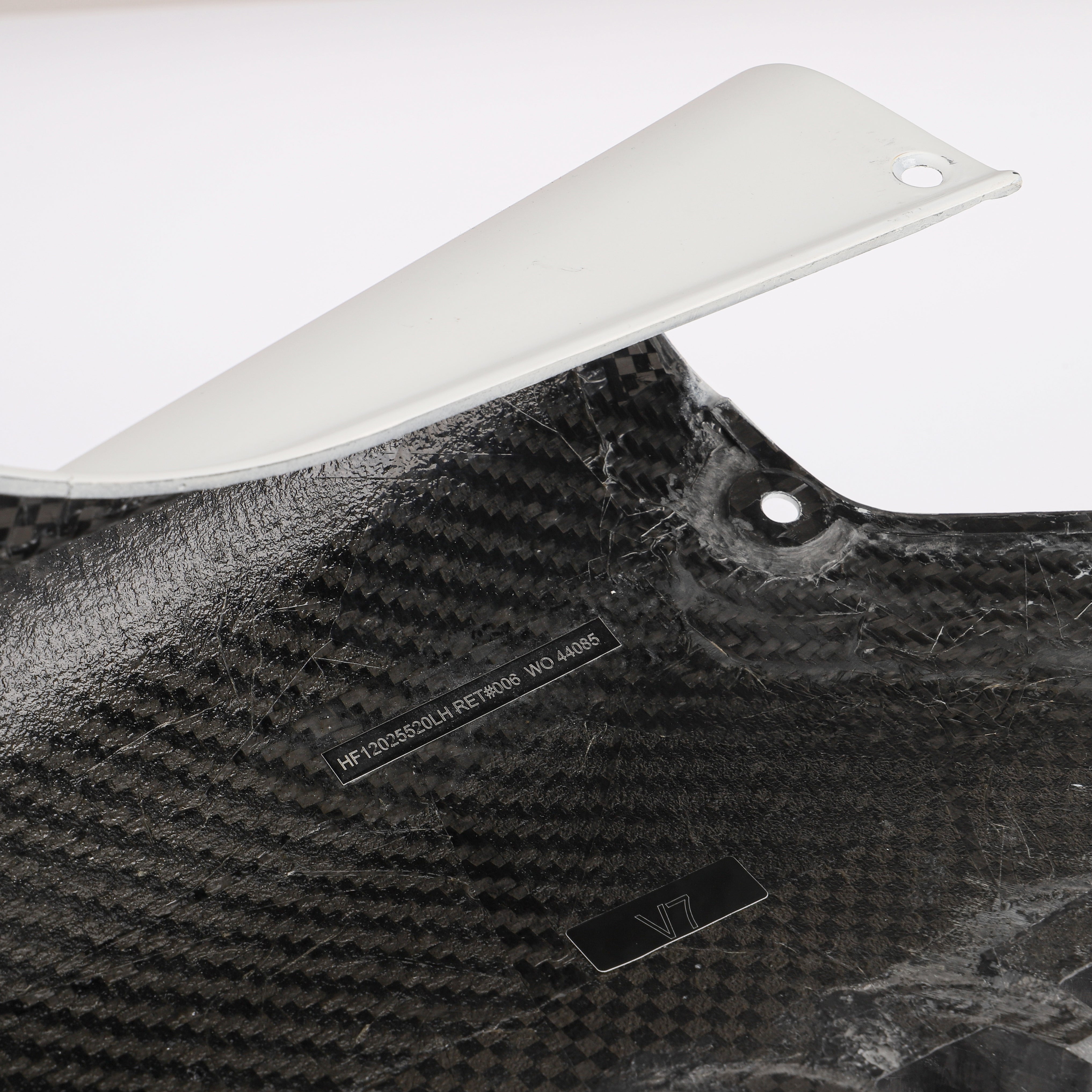 Haas F1 Team 2020 Left-Hand Headrest Cooling Panel with IONOS Branding