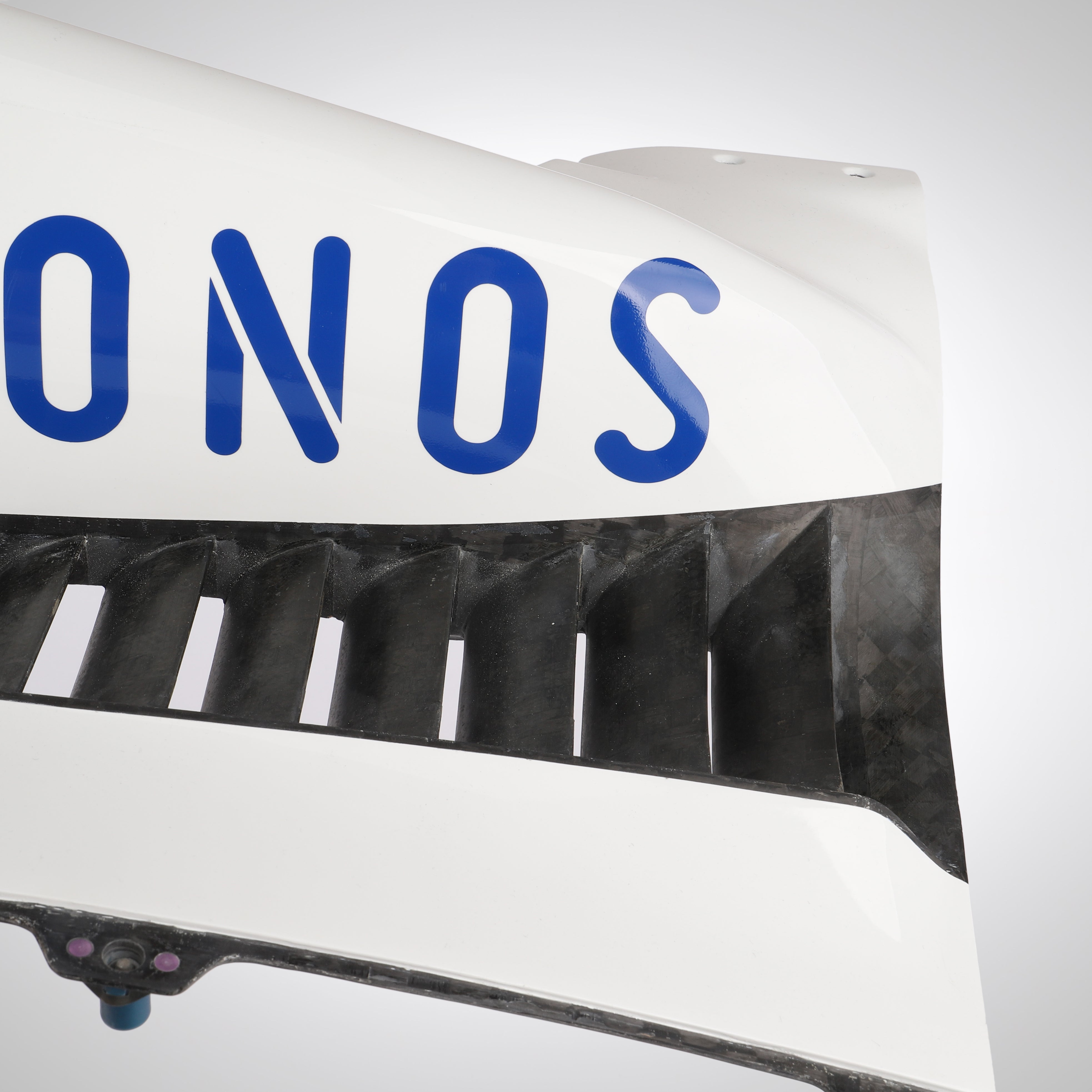 Haas F1 Team 2020 Left-Hand Headrest Cooling Panel with IONOS Branding