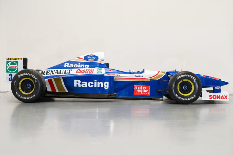 1997 Williams FW19 Formula 1-inspired full-size show car, premium collector display vehicle celebrating one of Williams Racing's most iconic challengers
