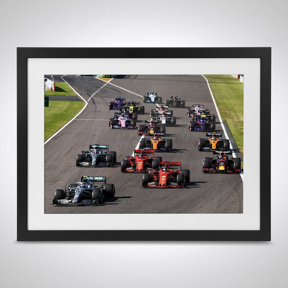 Lewis Hamilton 'Leading in Japan' Print - Japanese GP
