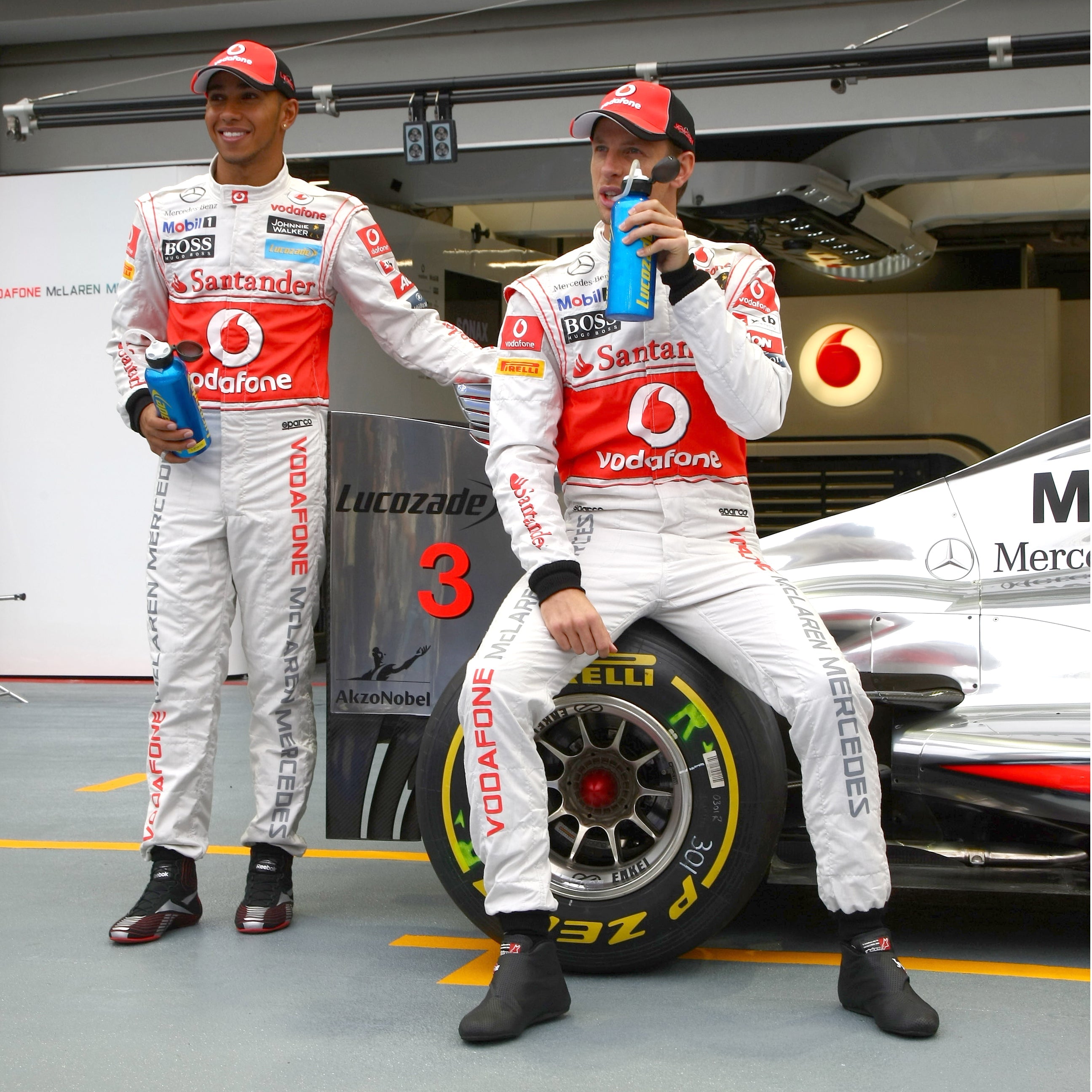 Jenson Button 2011 Replica McLaren F1 Team Race Boots