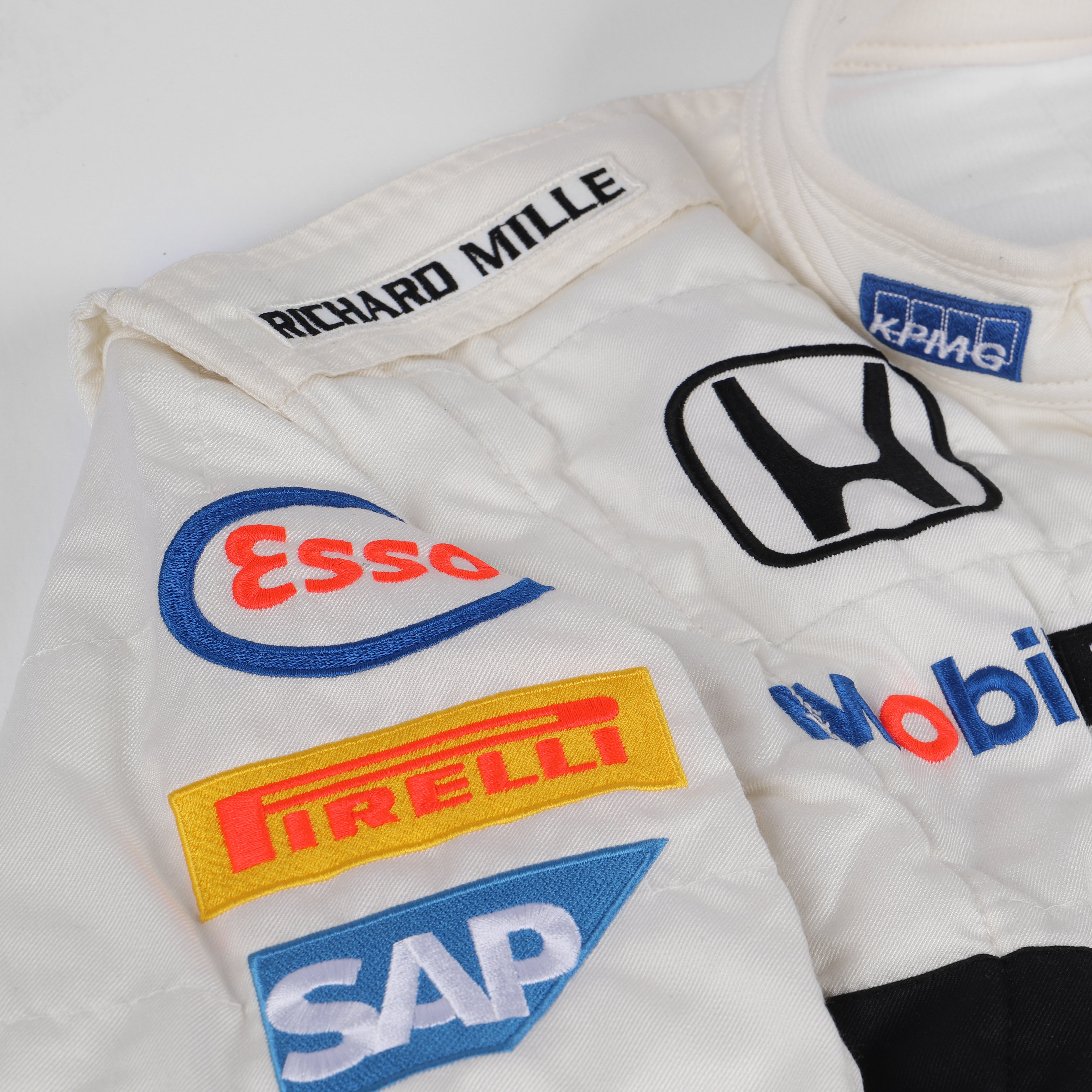 Jenson Button 2015 Replica McLaren F1 Team Race Suit - Chandon , Johnnie Walker & Segafredo Branding