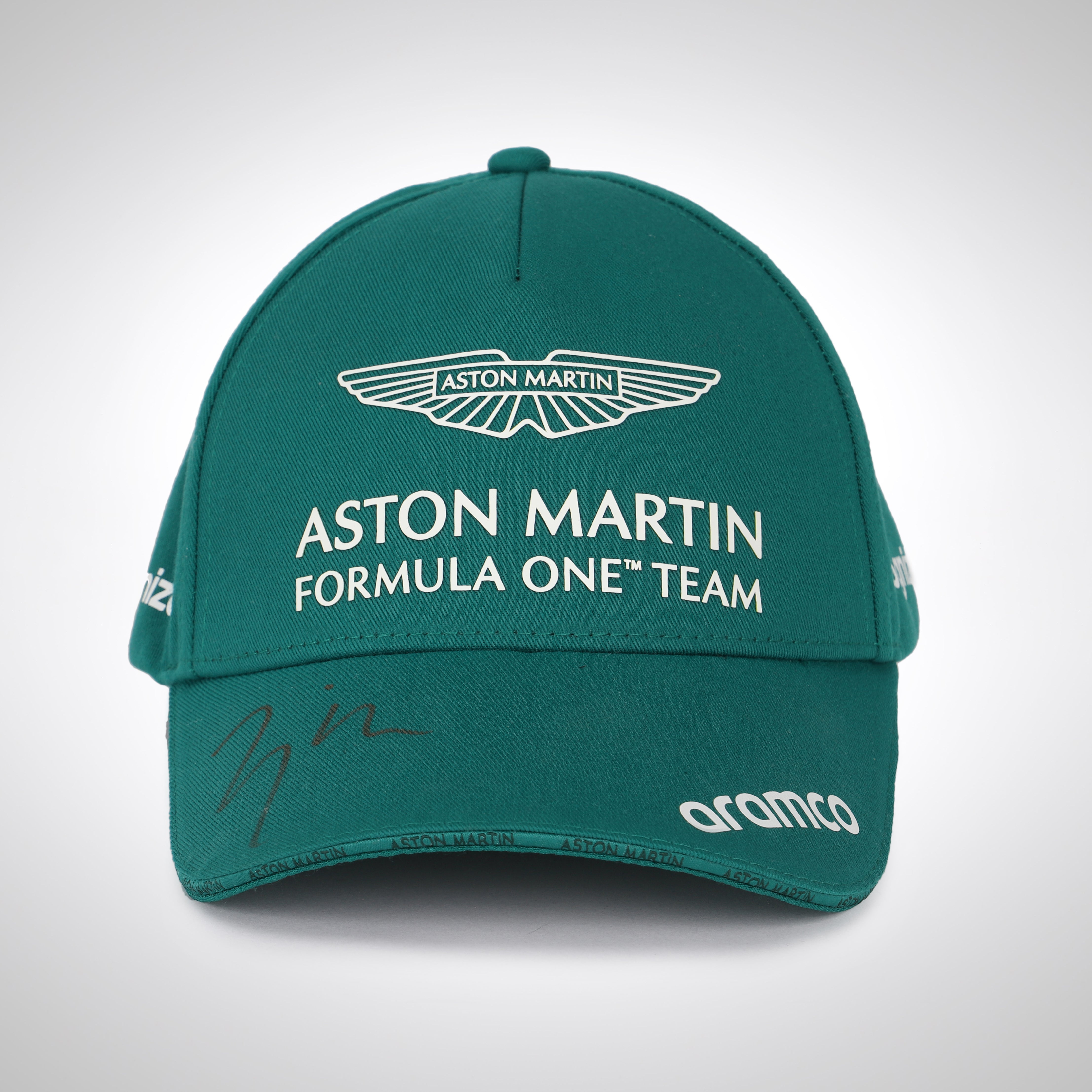 Lance Stroll 2022 Signed Aston Martin Aramco Cognizant F1 Team Cap