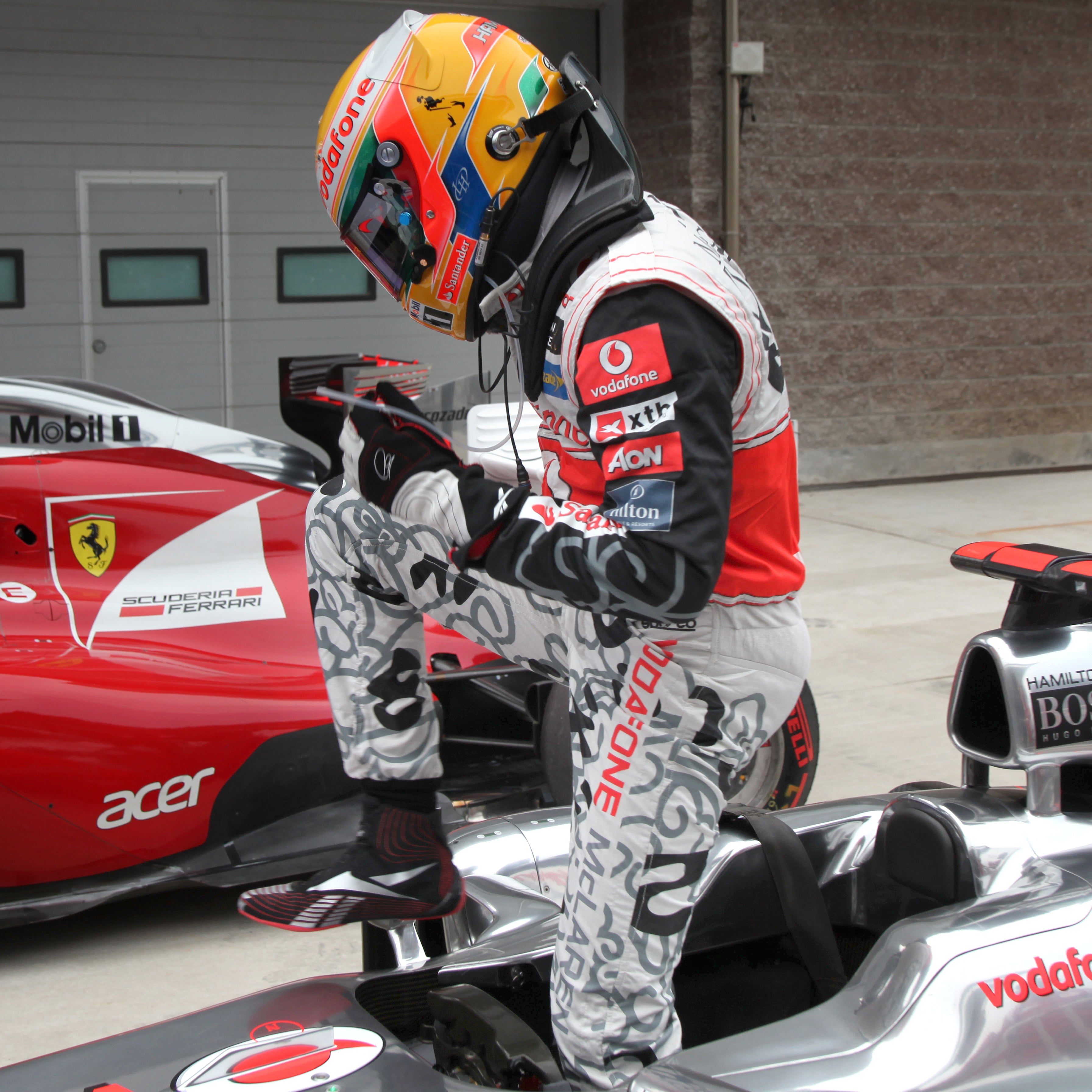 Lewis Hamilton 2011 Replica McLaren F1 Team Race Boots