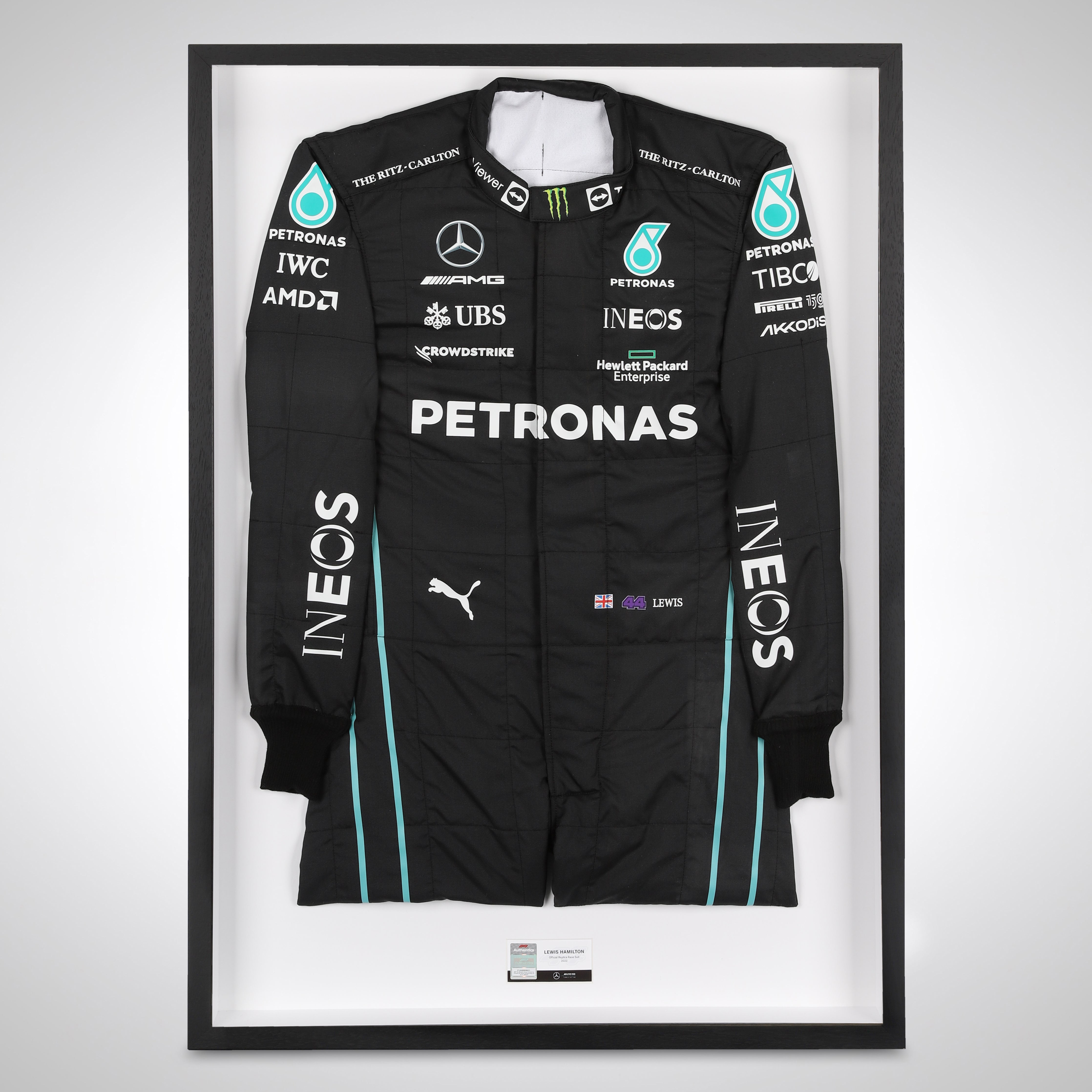 Officially Licensed 2022 Mercedes-AMG Petronas F1 Team Race Suit - Lewis Hamilton Edition