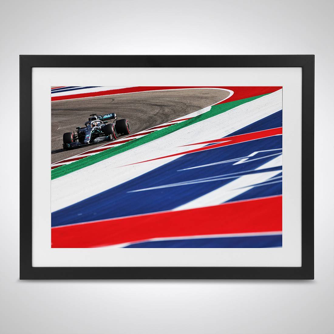 Lewis Hamilton 2019 'Championship Win' Print - Austin GP