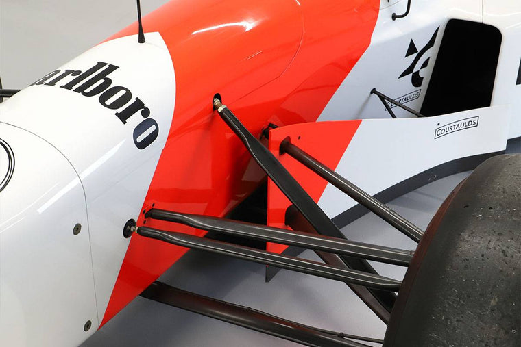 1995 McLaren MP4/10 Formula 1-inspired show car, full-size collector display vehicle showcasing the distinctive McLaren challenger
