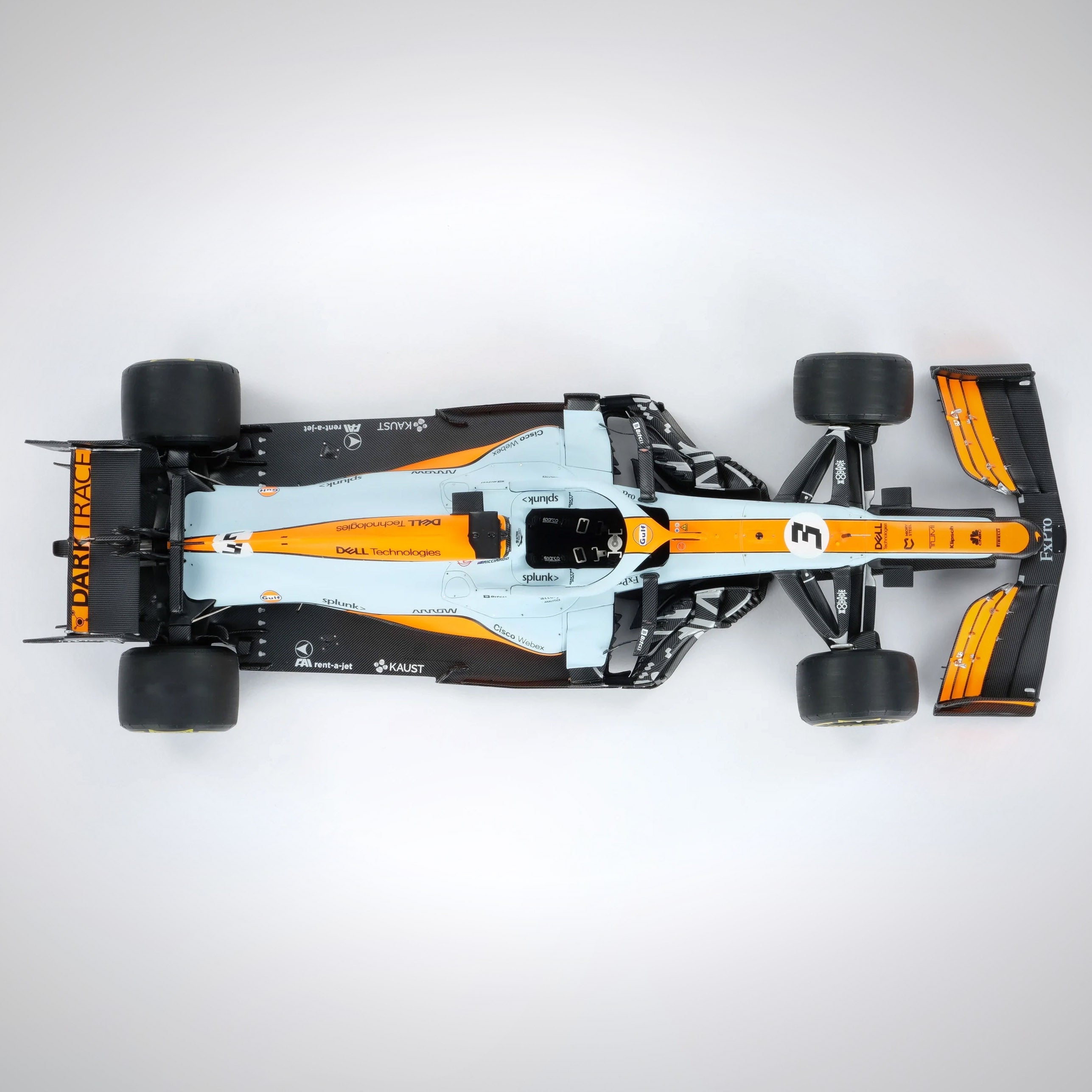 Daniel Ricciardo 2021 McLaren F1 Team MCL35M 1:18 Scale Model – Monaco GP