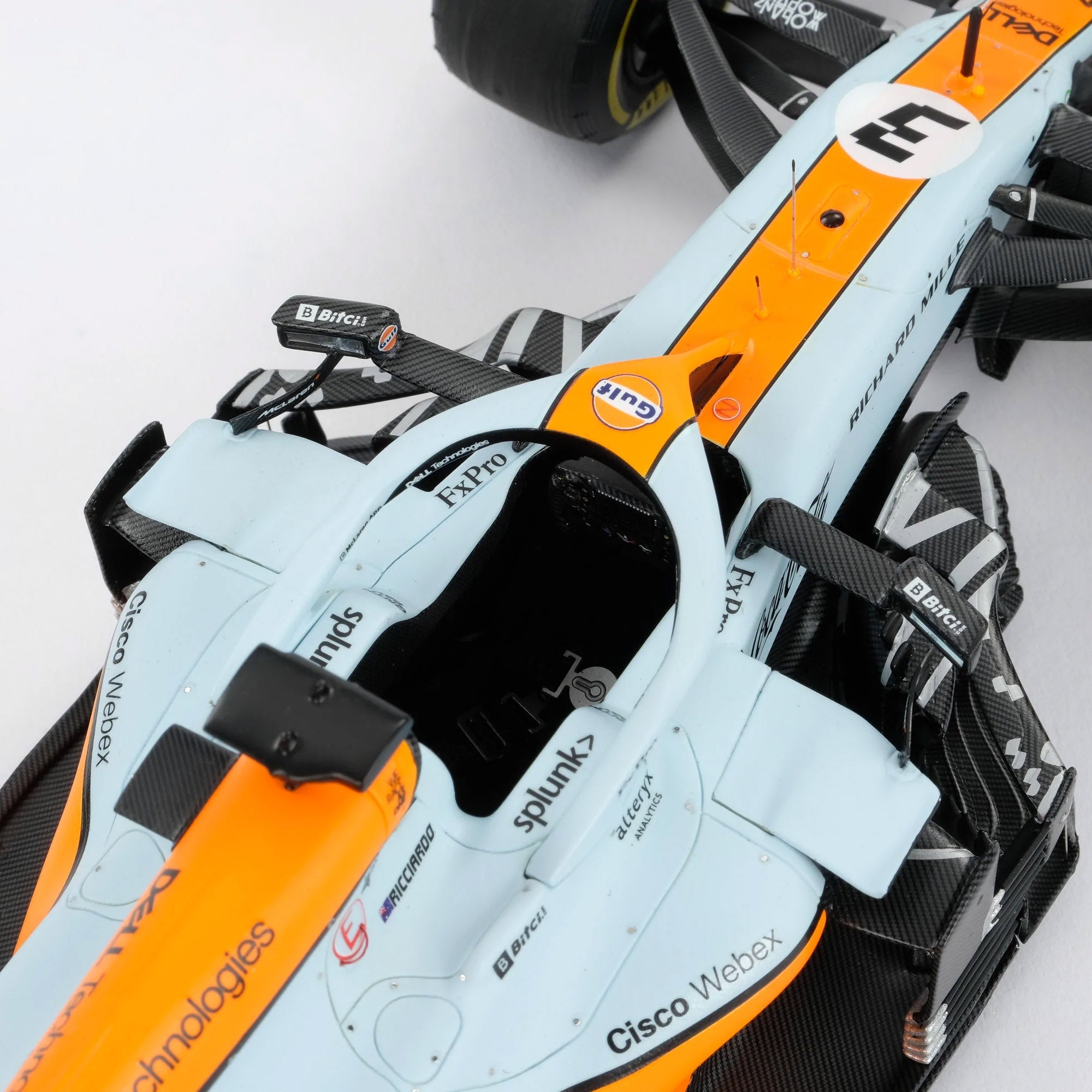 Daniel Ricciardo 2021 McLaren F1 Team MCL35M 1:18 Scale Model – Monaco GP