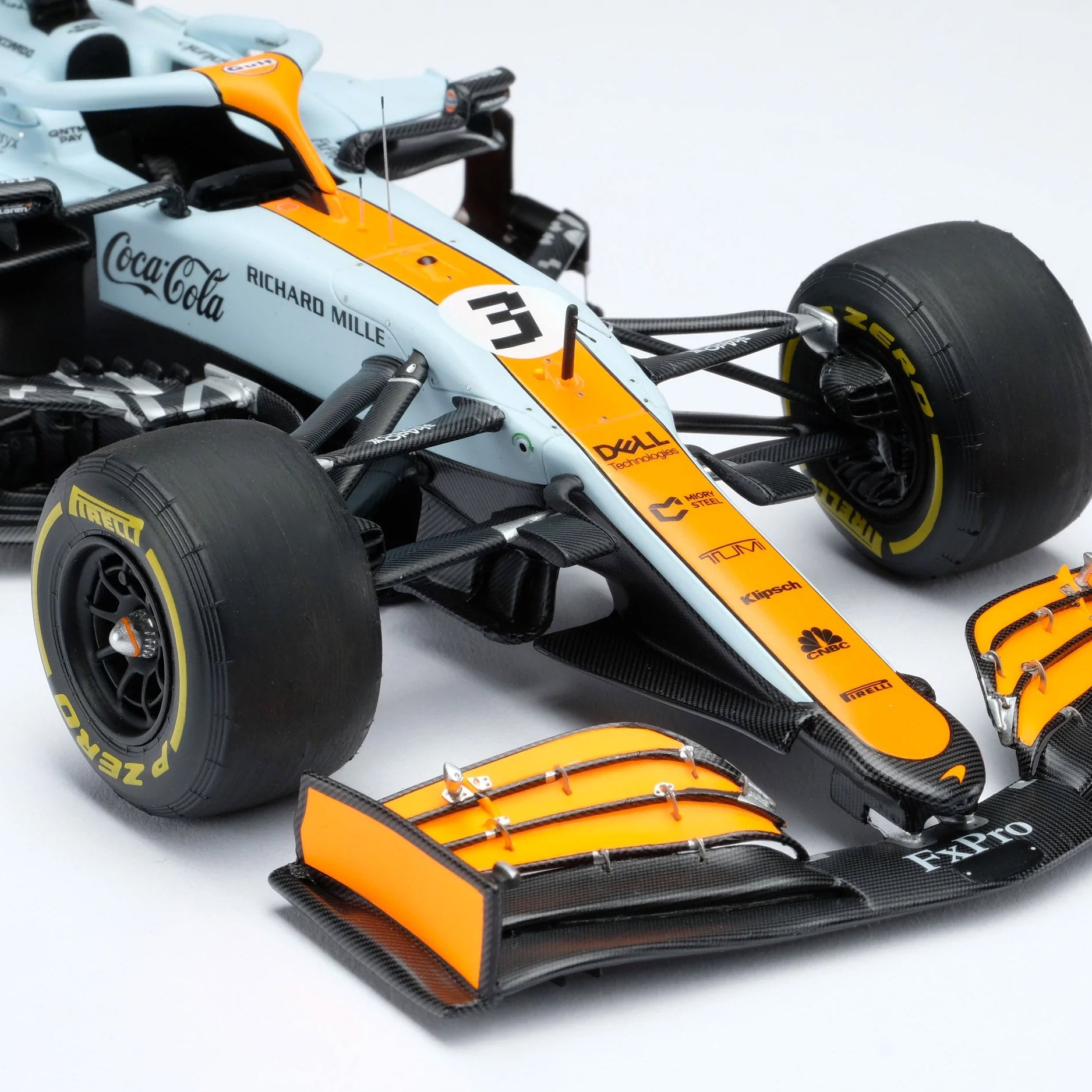 Daniel Ricciardo 2021 McLaren F1 Team  MCL35M 1:18 Scale Model – Monaco GP