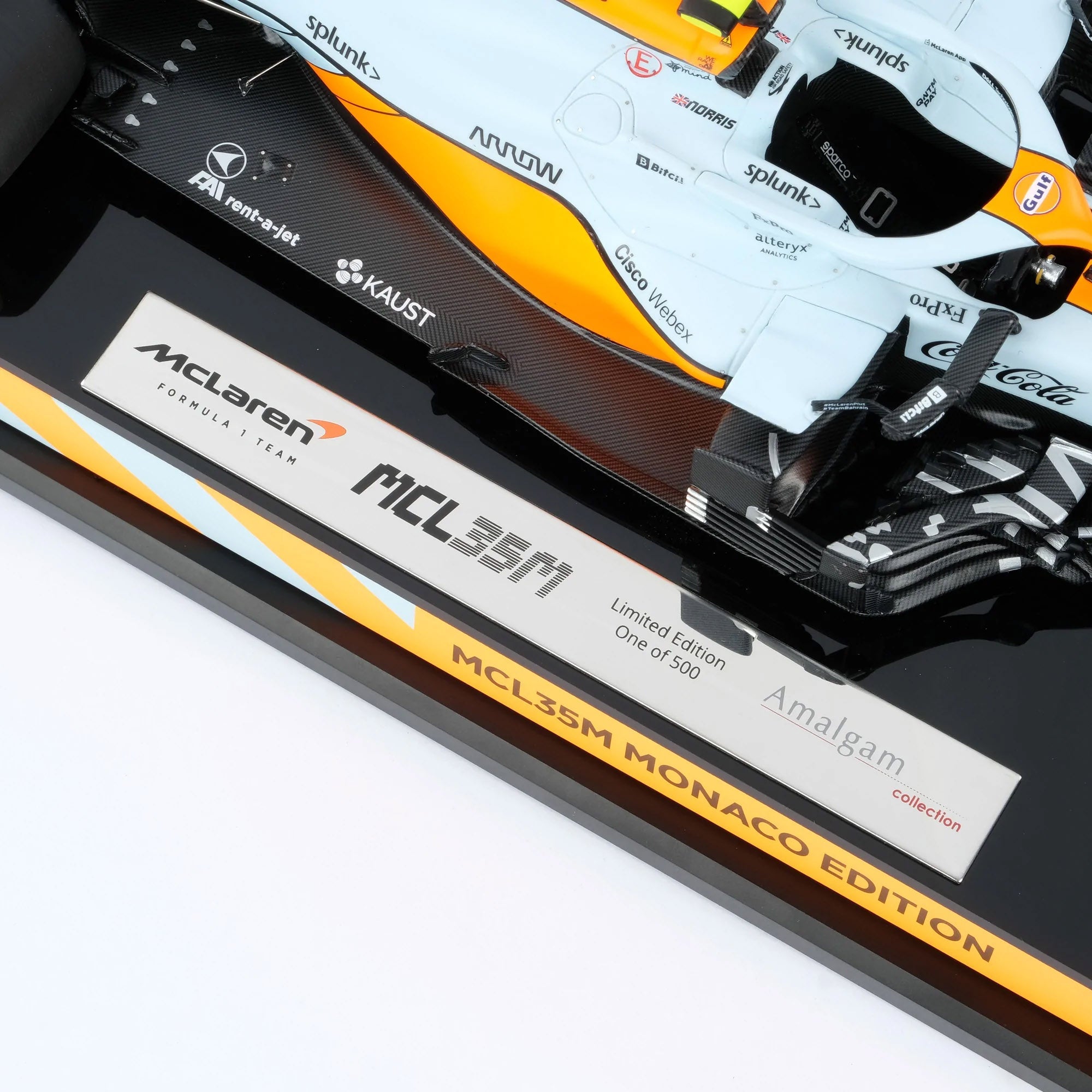 Lando Norris 2021 McLaren F1 Team MCL35M 1:18 Scale Model – Monaco GP