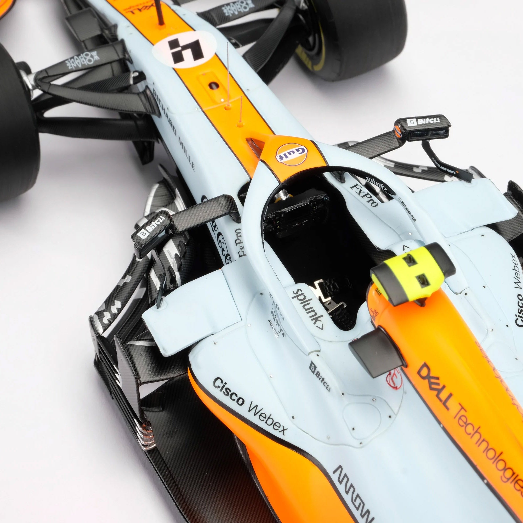 Lando Norris 2021 McLaren F1 Team MCL35M 1:18 Scale Model – Monaco GP