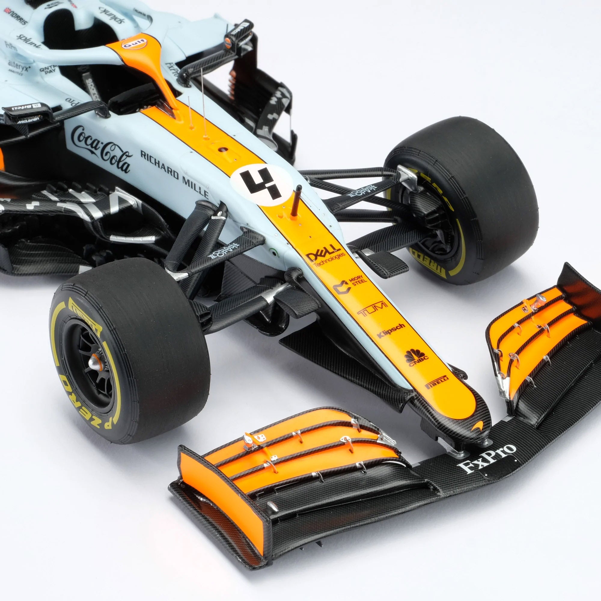 Lando Norris 2021 McLaren F1 Team MCL35M 1:18 Scale Model – Monaco GP