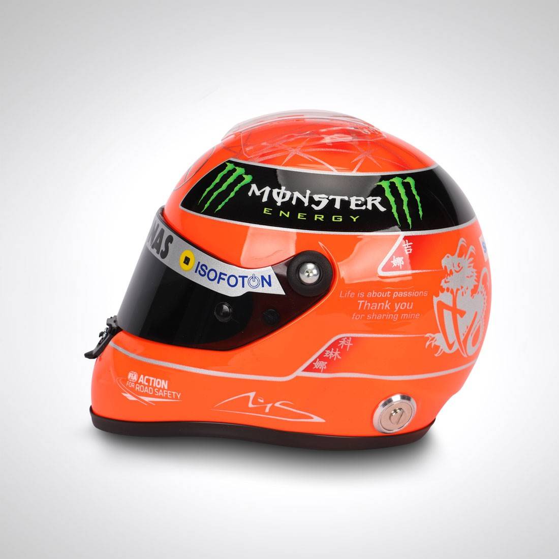 Michael Schumacher 2012 Final Race 1:2 Scale Helmet