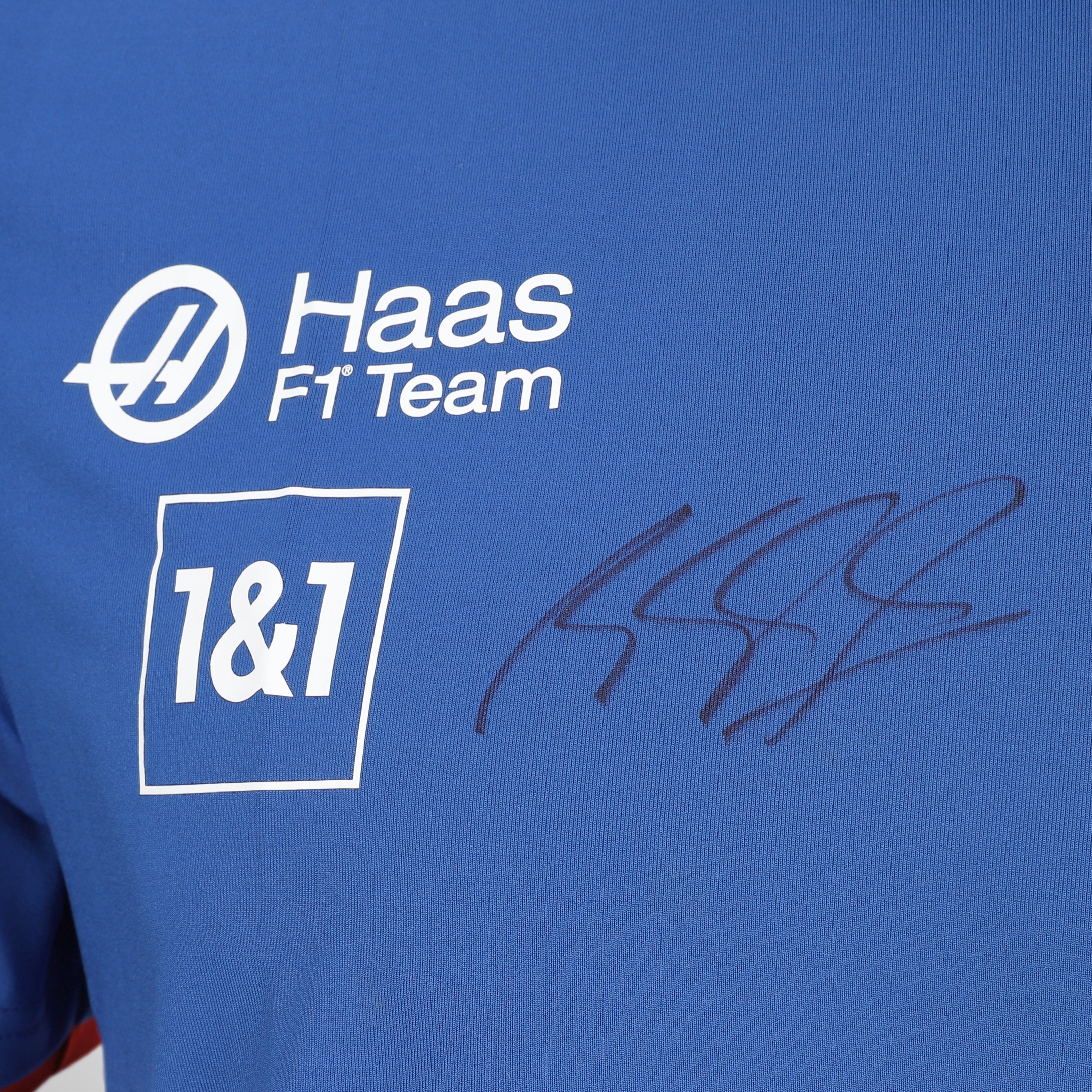 Mick Schumacher 2022 Signed Haas F1 Team Shirt